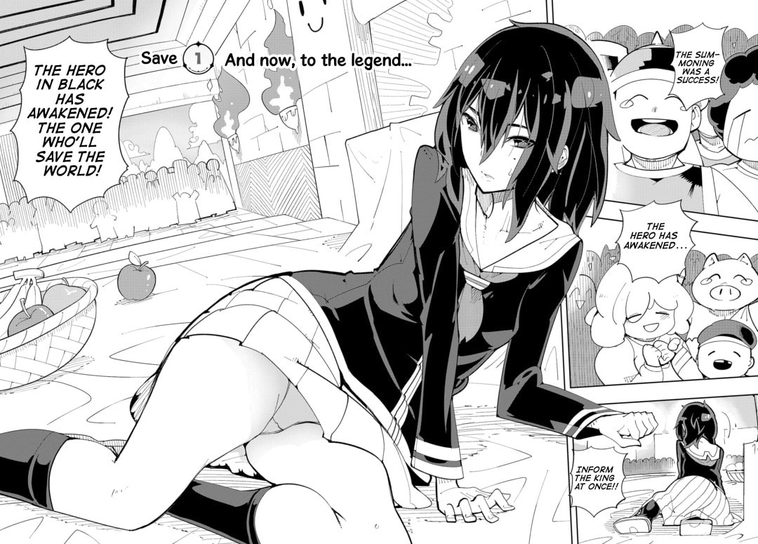 Sahoko Quest: Inkya Joshi, Shinshi Muke Doujin RPG Sekai de Yuusha ni Naru Chapter 1 page 2 - 