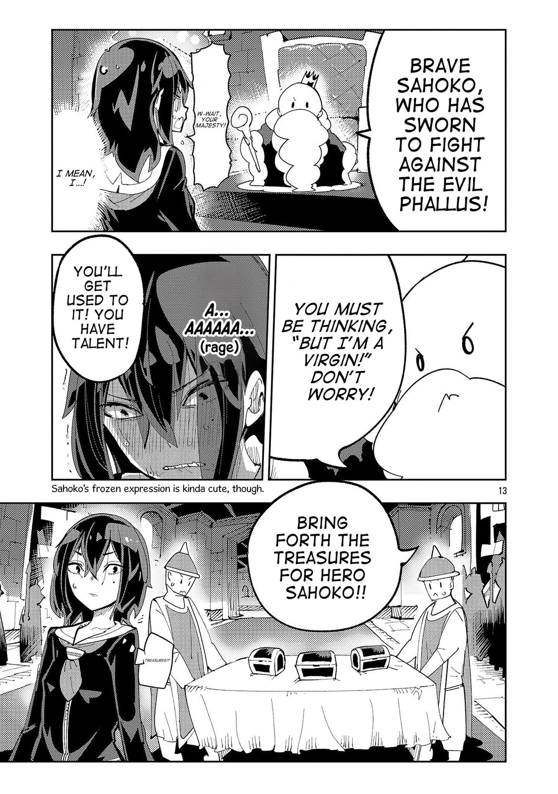 Sahoko Quest: Inkya Joshi, Shinshi Muke Doujin RPG Sekai de Yuusha ni Naru Chapter 1 page 11 - 