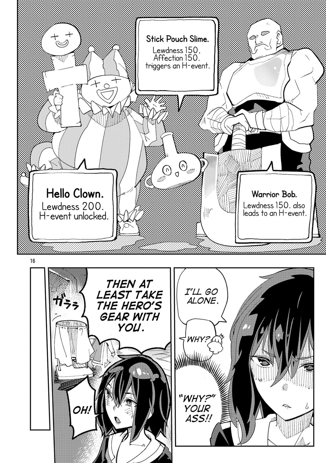Sahoko Quest: Inkya Joshi, Shinshi Muke Doujin RPG Sekai de Yuusha ni Naru Chapter 1 page 14 - 