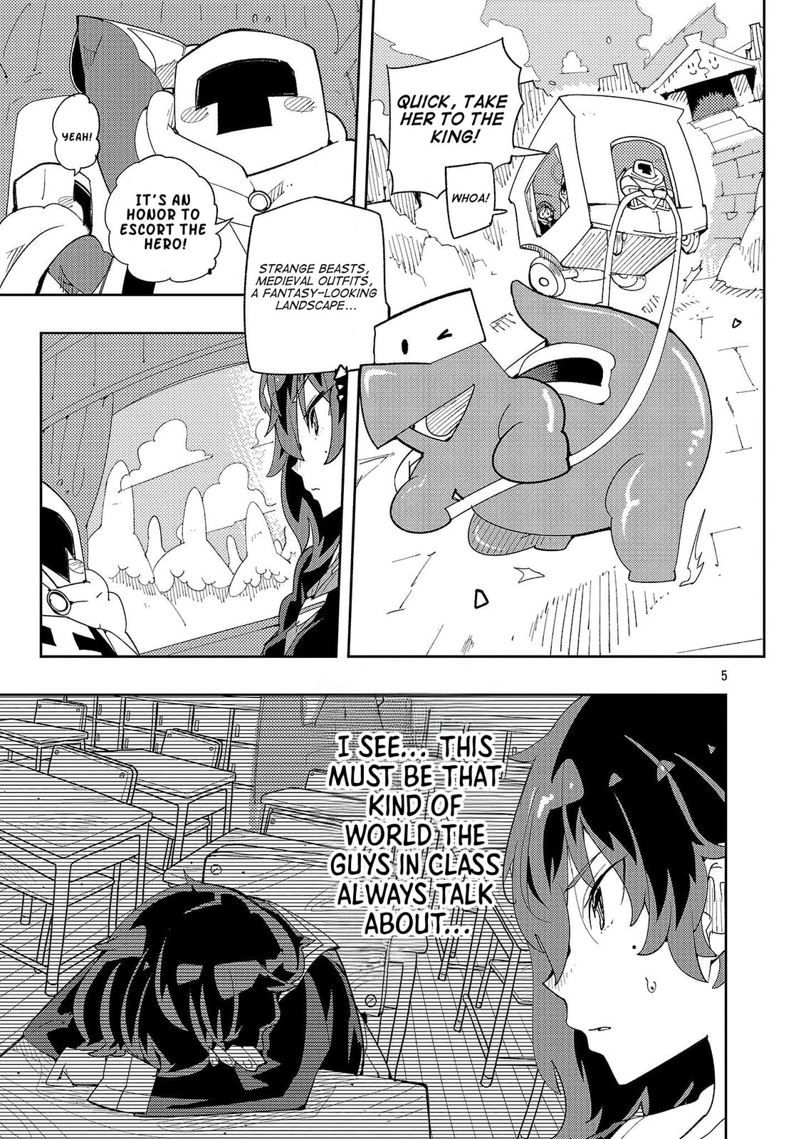 Sahoko Quest: Inkya Joshi, Shinshi Muke Doujin RPG Sekai de Yuusha ni Naru Chapter 1 page 4 - 