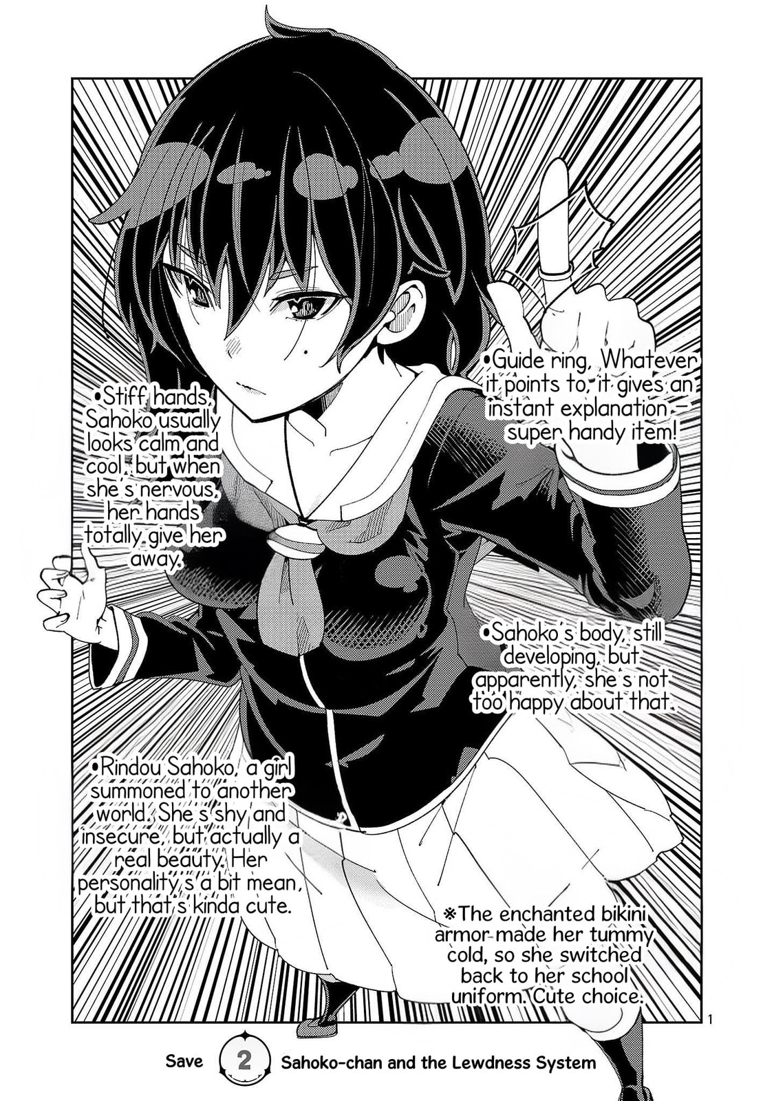 Sahoko Quest: Inkya Joshi, Shinshi Muke Doujin RPG Sekai de Yuusha ni Naru Chapter 2 page 1 - 
