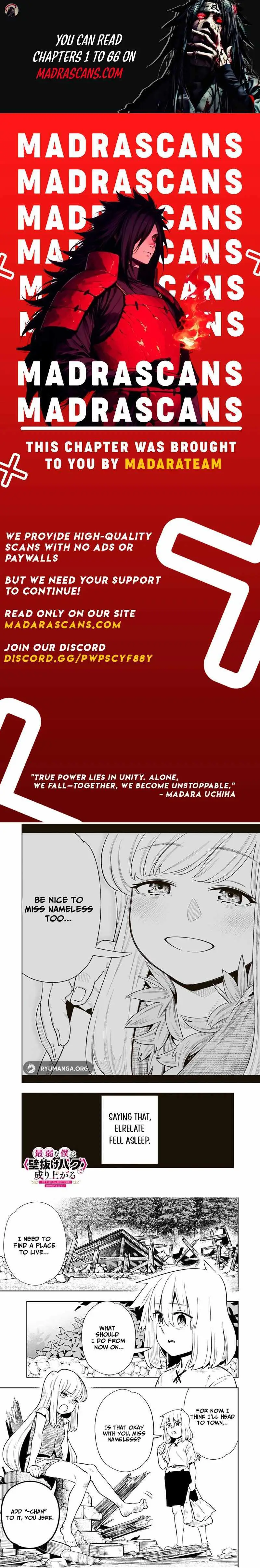 Saijaku Na Boku Wa "kabenuke Bugs" De Nariagaru ~Kabe Wo Surinuketara, Shokai Clear Houshuu Wo Mugen Kaishuu Dekimashita!~ Chapter 28 page 1 - 