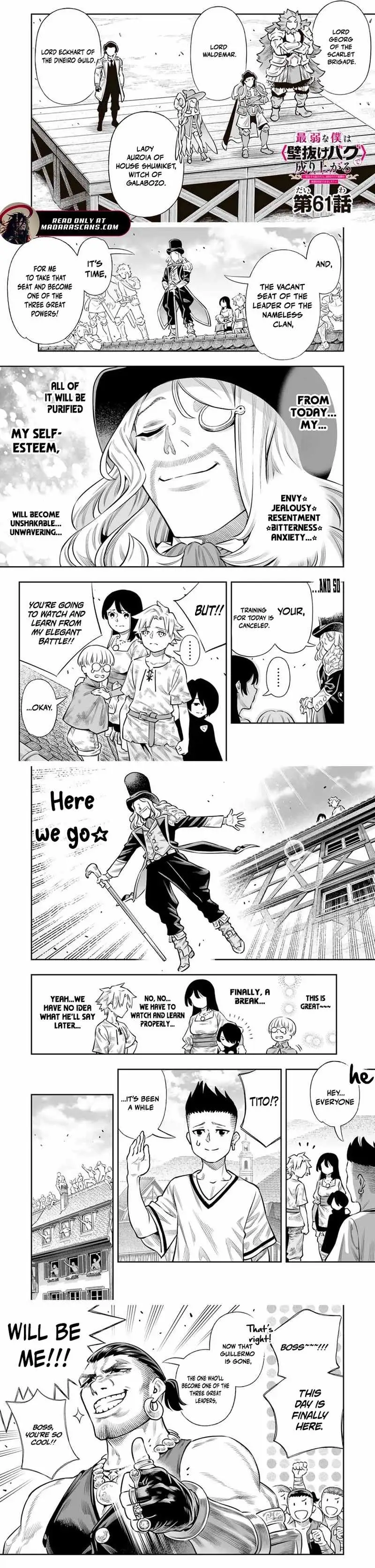 Saijaku Na Boku Wa "kabenuke Bugs" De Nariagaru ~Kabe Wo Surinuketara, Shokai Clear Houshuu Wo Mugen Kaishuu Dekimashita!~ Chapter 61 page 2 - 