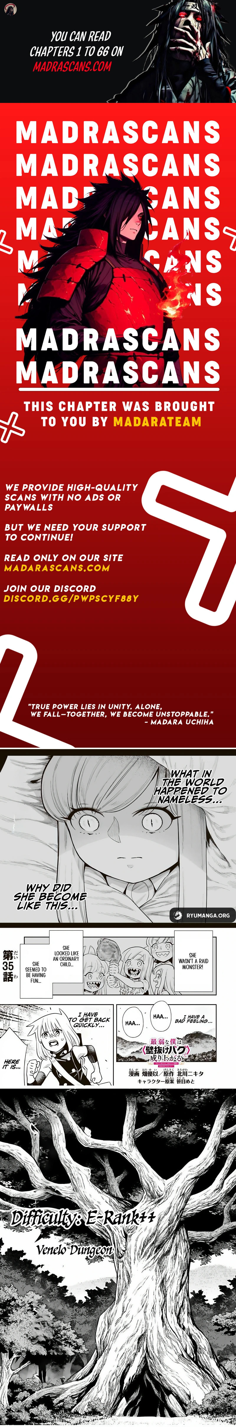 Saijaku na Boku wa "Kabenuke Bugs" de Nariagaru Chapter 35 page 1 - 