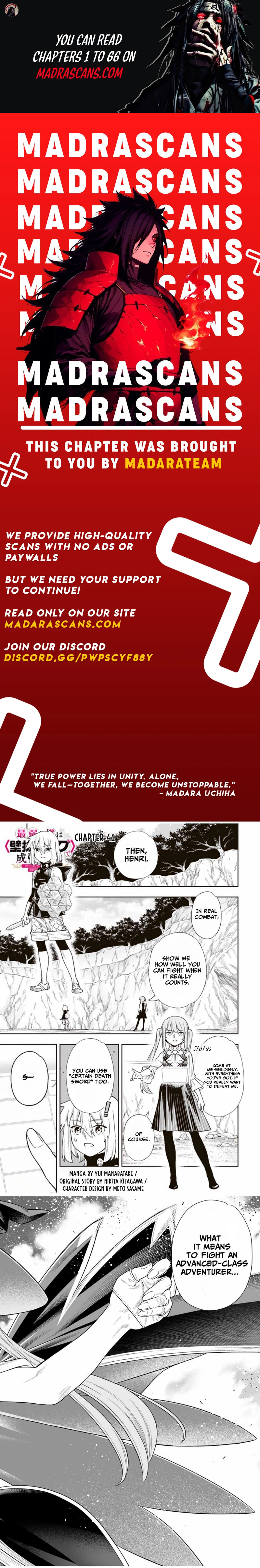 Saijaku na Boku wa "Kabenuke Bugs" de Nariagaru Chapter 41 page 1 - 