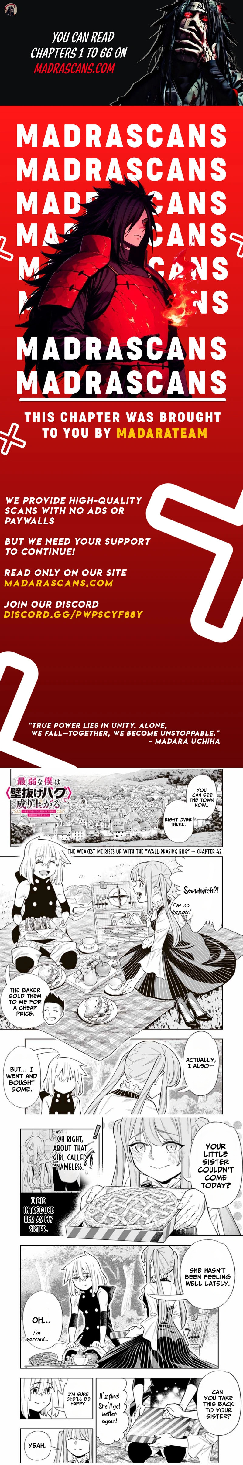 Saijaku na Boku wa "Kabenuke Bugs" de Nariagaru Chapter 42 page 1 - 