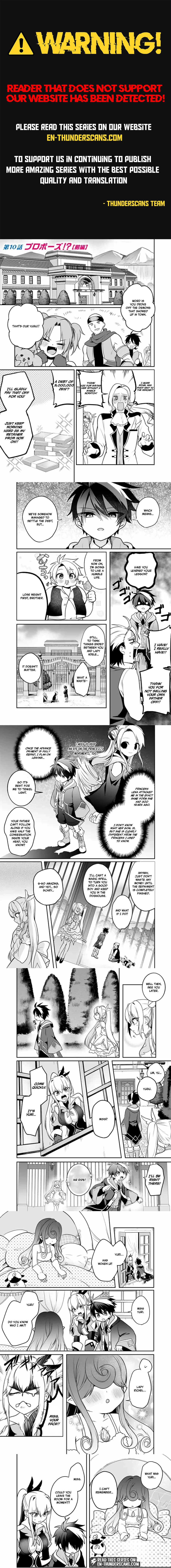 Saijakushoku ga Zense no Chishiki de Sekai Saikyou Chapter 10.1 page 1 - 