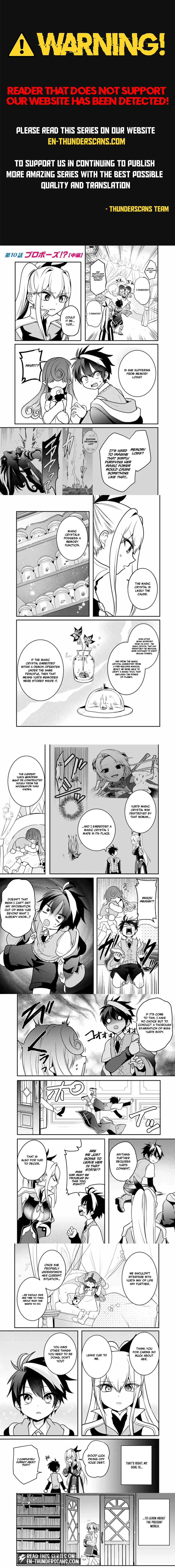 Saijakushoku ga Zense no Chishiki de Sekai Saikyou Chapter 10.2 page 1 - 