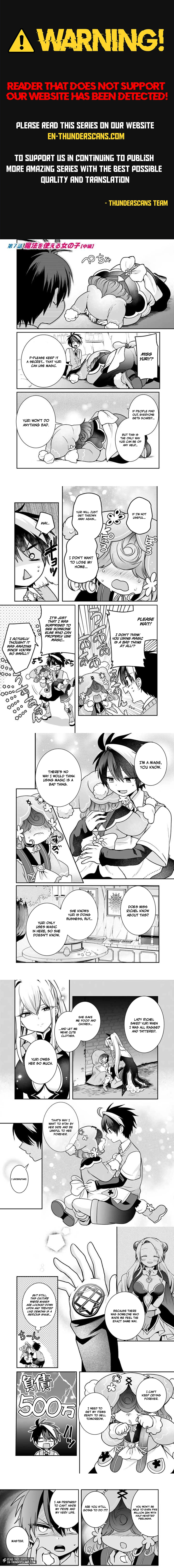Saijakushoku ga Zense no Chishiki de Sekai Saikyou Chapter 7.2 page 1 - 