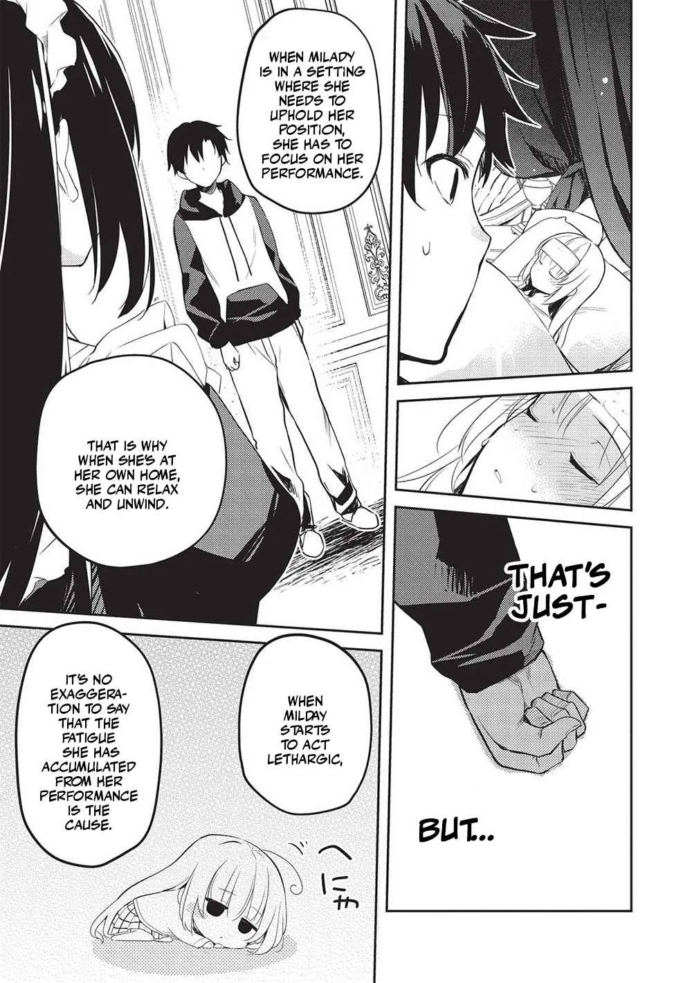 Saijo no Osewa Takane no Hana-darakena Meimon-kou de, Gakuin Ichi no Ojou-sama (Seikatsu Nouryoku Kaimu) wo Kagenagara Osewa suru Koto ni Narimashita Chapter 12 page 7 - 