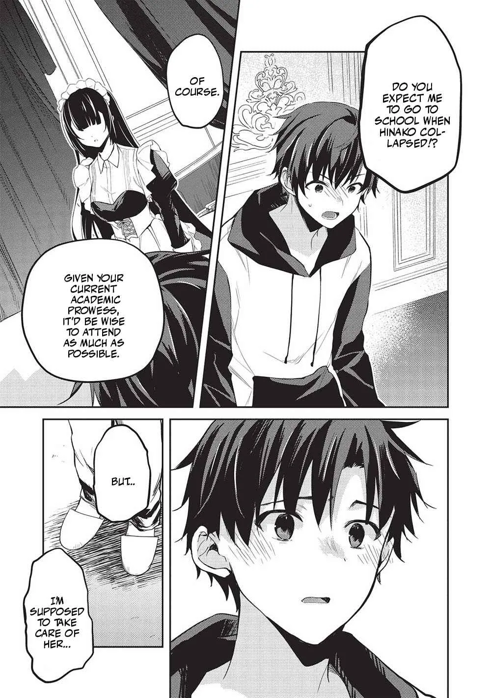 Saijo no Osewa Takane no Hana-darakena Meimon-kou de, Gakuin Ichi no Ojou-sama (Seikatsu Nouryoku Kaimu) wo Kagenagara Osewa suru Koto ni Narimashita Chapter 12 page 9 - 