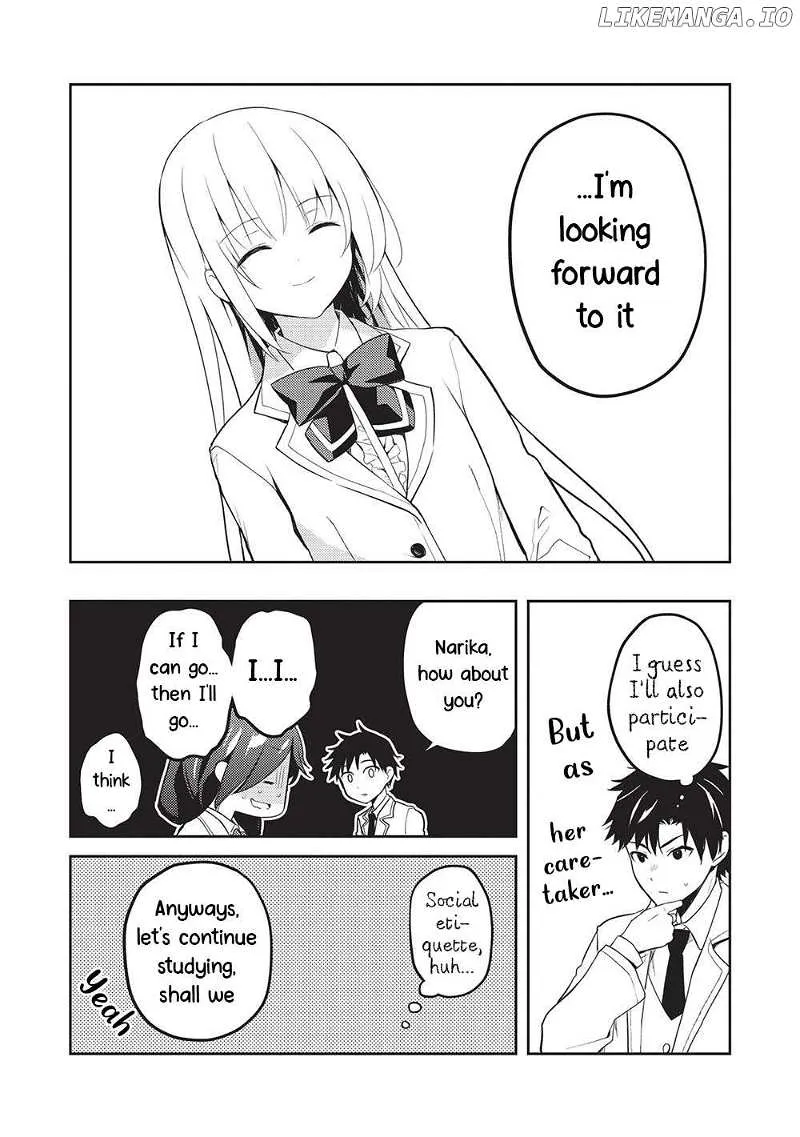 Saijo no Osewa Takane no Hana-darakena Meimon-kou de, Gakuin Ichi no Ojou-sama (Seikatsu Nouryoku Kaimu) wo Kagenagara Osewa suru Koto ni Narimashita Chapter 17 page 15 - 