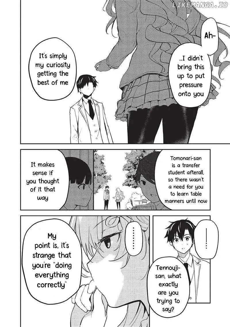 Saijo no Osewa Takane no Hana-darakena Meimon-kou de, Gakuin Ichi no Ojou-sama (Seikatsu Nouryoku Kaimu) wo Kagenagara Osewa suru Koto ni Narimashita Chapter 17 page 4 - 