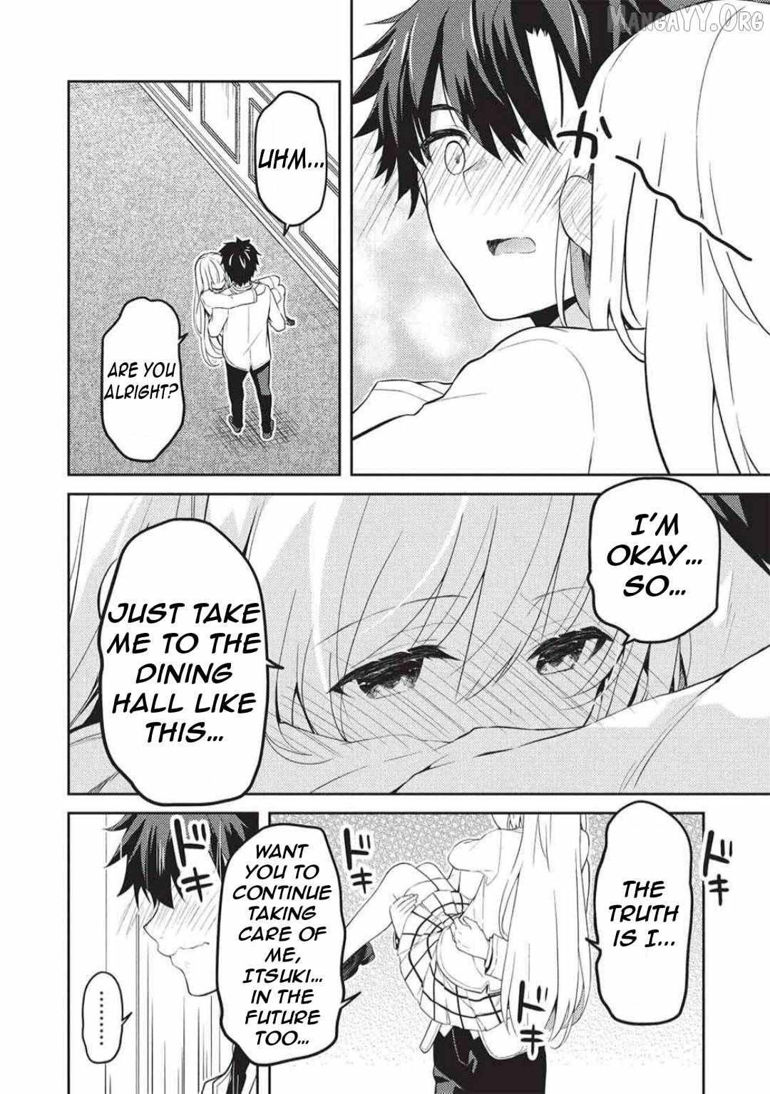 Saijo no Osewa Takane no Hana-darakena Meimon-kou de, Gakuin Ichi no Ojou-sama (Seikatsu Nouryoku Kaimu) wo Kagenagara Osewa suru Koto ni Narimashita Chapter 32 page 11 - 