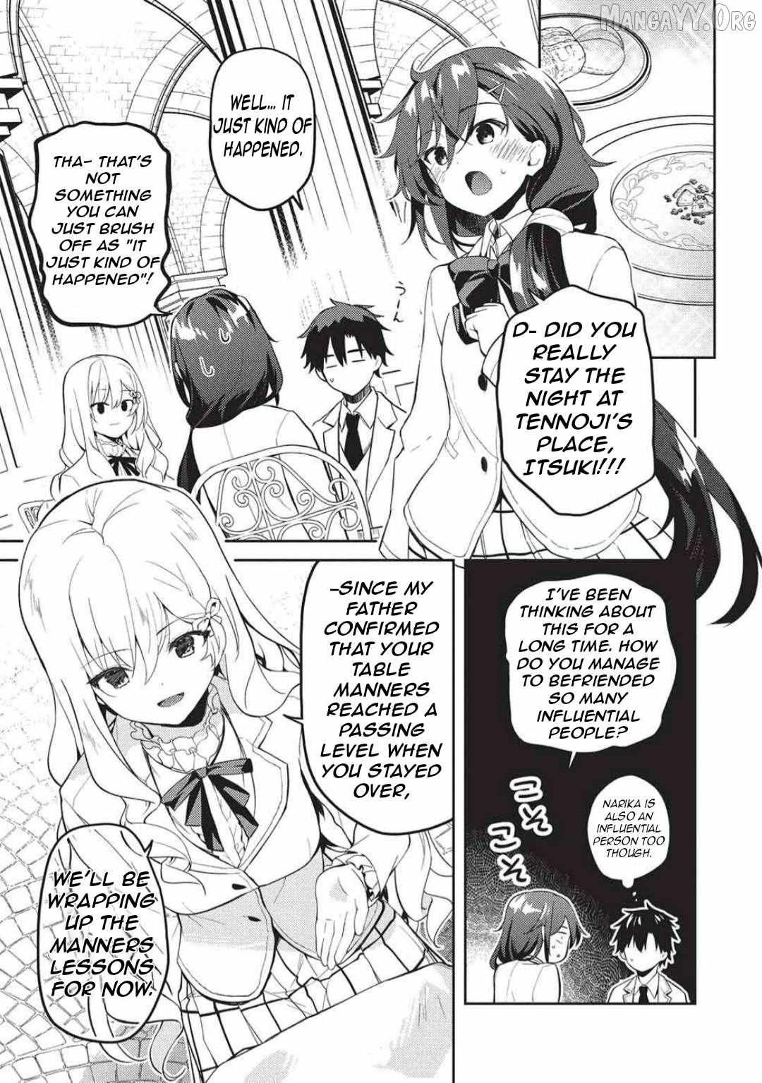 Saijo no Osewa Takane no Hana-darakena Meimon-kou de, Gakuin Ichi no Ojou-sama (Seikatsu Nouryoku Kaimu) wo Kagenagara Osewa suru Koto ni Narimashita Chapter 32 page 22 - 