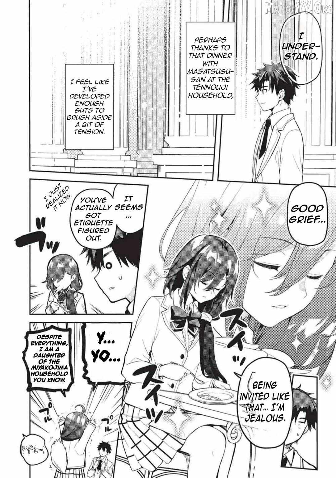 Saijo no Osewa Takane no Hana-darakena Meimon-kou de, Gakuin Ichi no Ojou-sama (Seikatsu Nouryoku Kaimu) wo Kagenagara Osewa suru Koto ni Narimashita Chapter 32 page 23 - 
