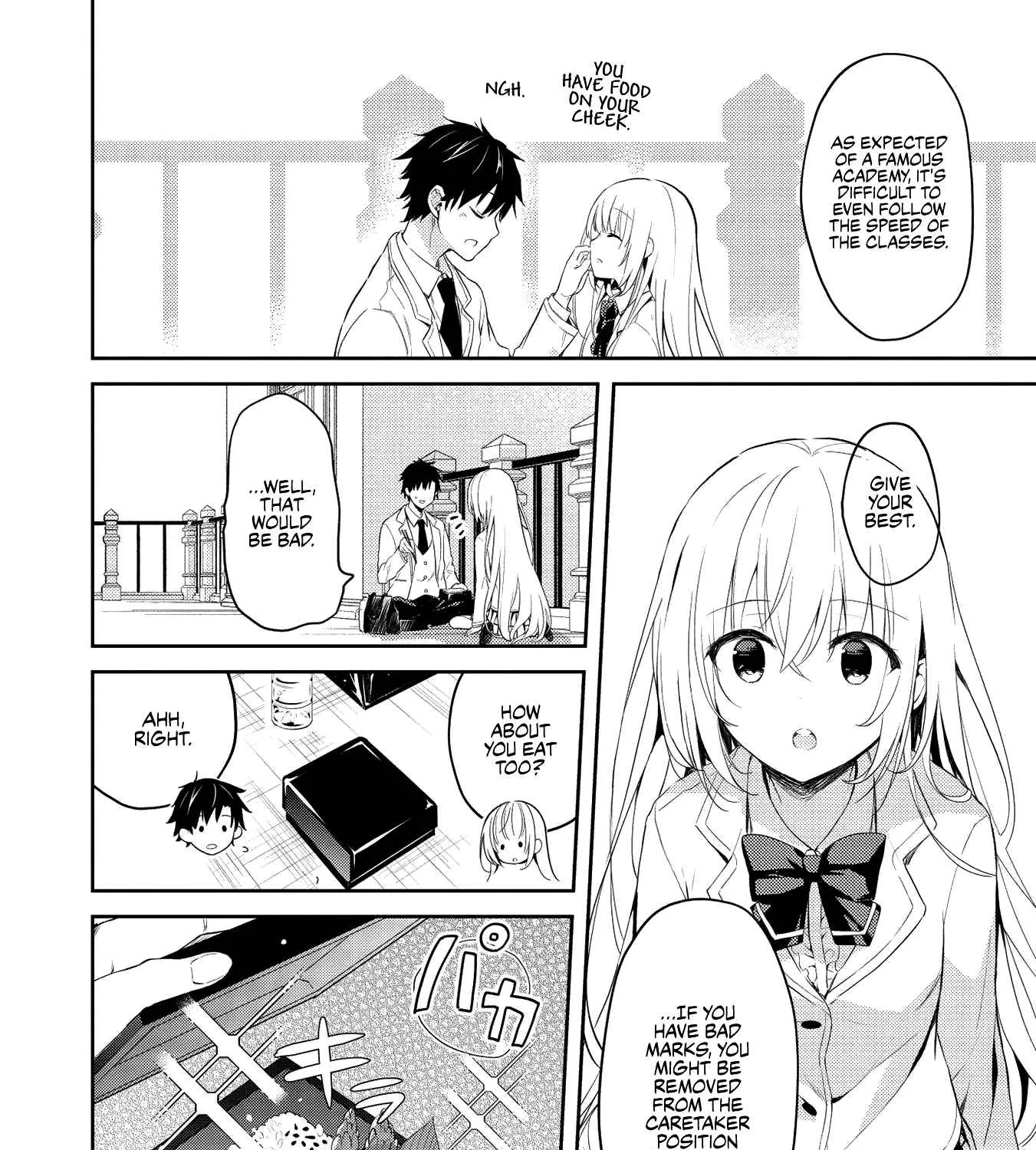 Saijo no Osewa Takane no Hana-darakena Meimon-kou de, Gakuin Ichi no Ojou-sama (Seikatsu Nouryoku Kaimu) wo Kagenagara Osewa suru Koto ni Narimashita Chapter 4 page 8 - 