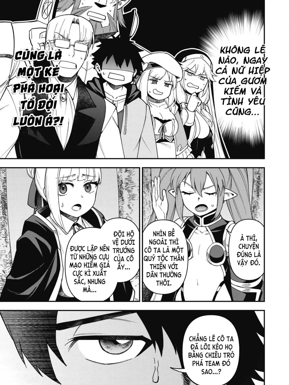 Saikin Haitta Shiro Madoushi ga Party Crusher de, Ore no Isekai Boukensha Seikatsu ga Houkai ni Kiki na Ken ni Tsuite Chapter 29 page 34 - 