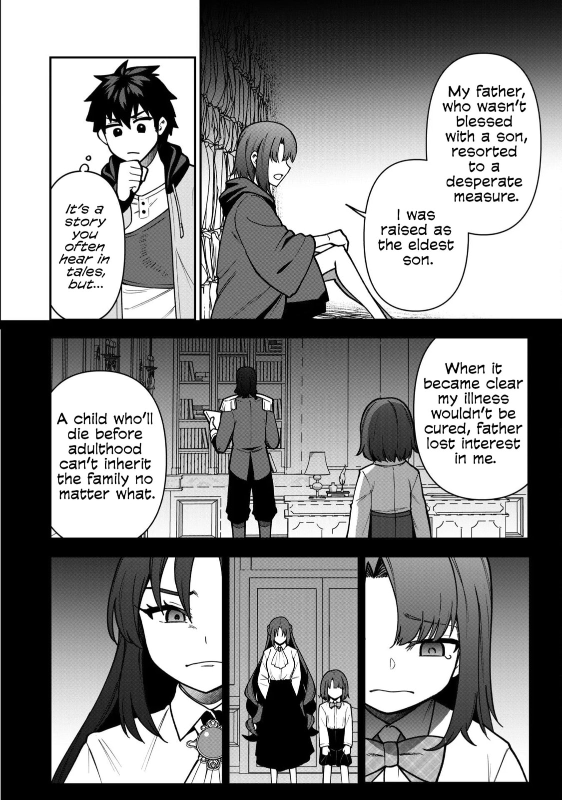 Saikin Haitta Shiro Madoushi ga Party Crusher de, Ore no Isekai Boukensha Seikatsu ga Houkai ni Kiki na Ken ni Tsuite Chapter 33 page 22 - 