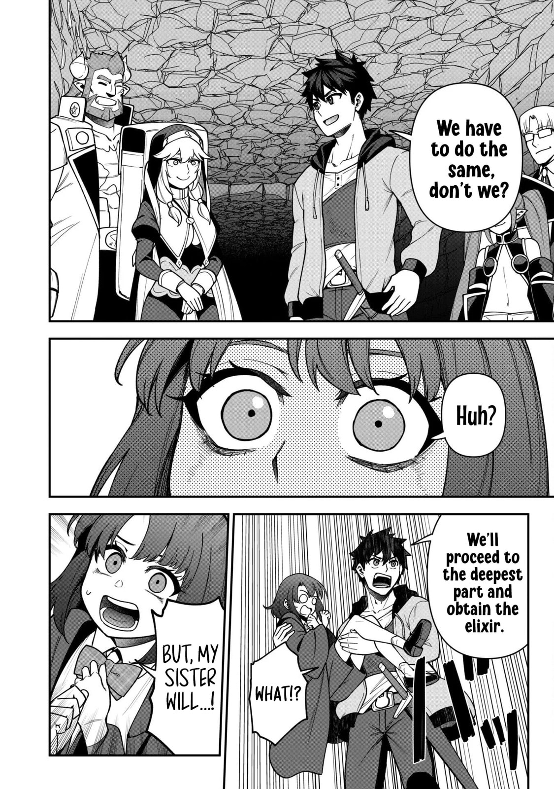 Saikin Haitta Shiro Madoushi ga Party Crusher de, Ore no Isekai Boukensha Seikatsu ga Houkai ni Kiki na Ken ni Tsuite Chapter 33 page 28 - 