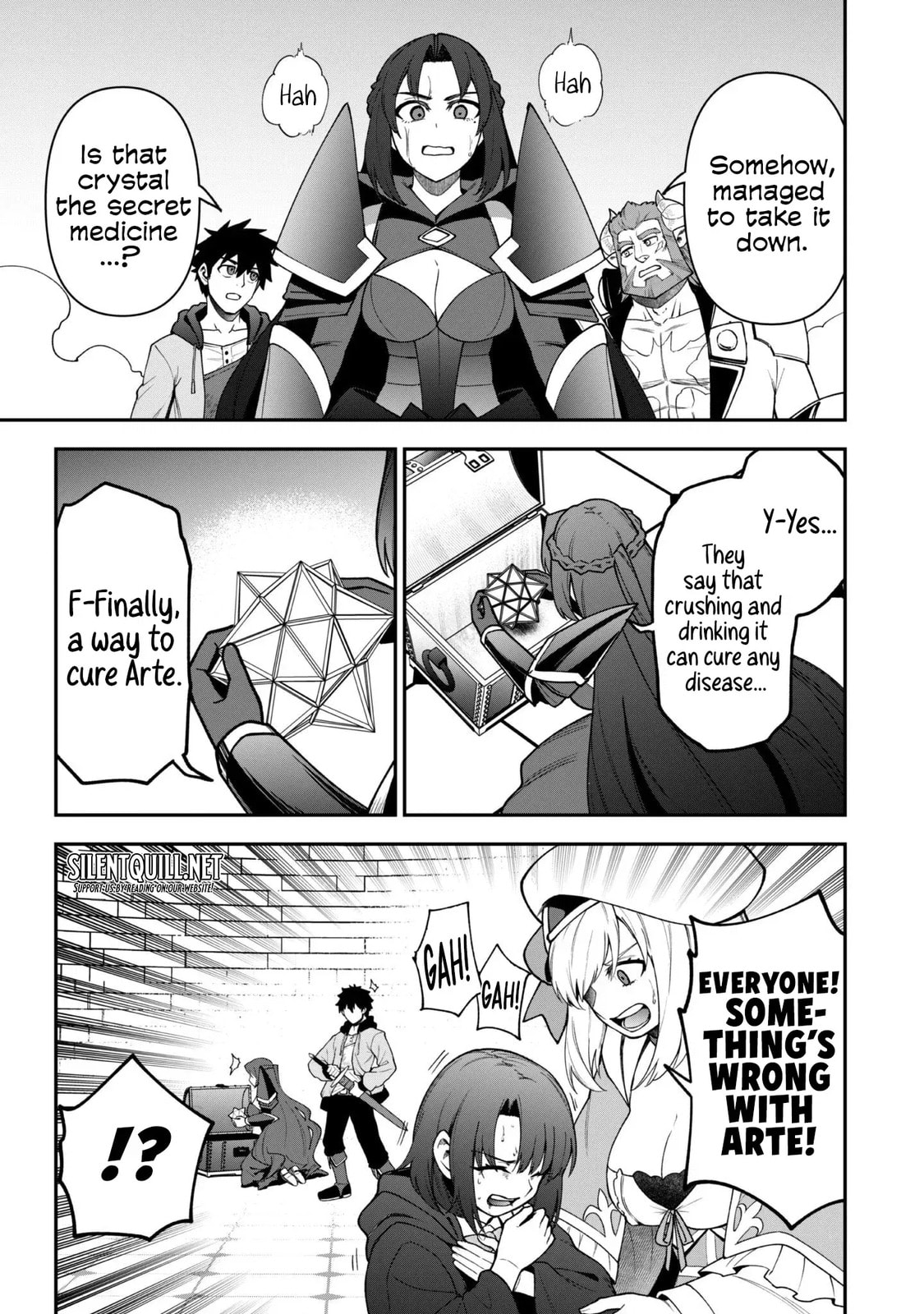 Saikin Haitta Shiro Madoushi ga Party Crusher de, Ore no Isekai Boukensha Seikatsu ga Houkai ni Kiki na Ken ni Tsuite Chapter 35 page 23 - 