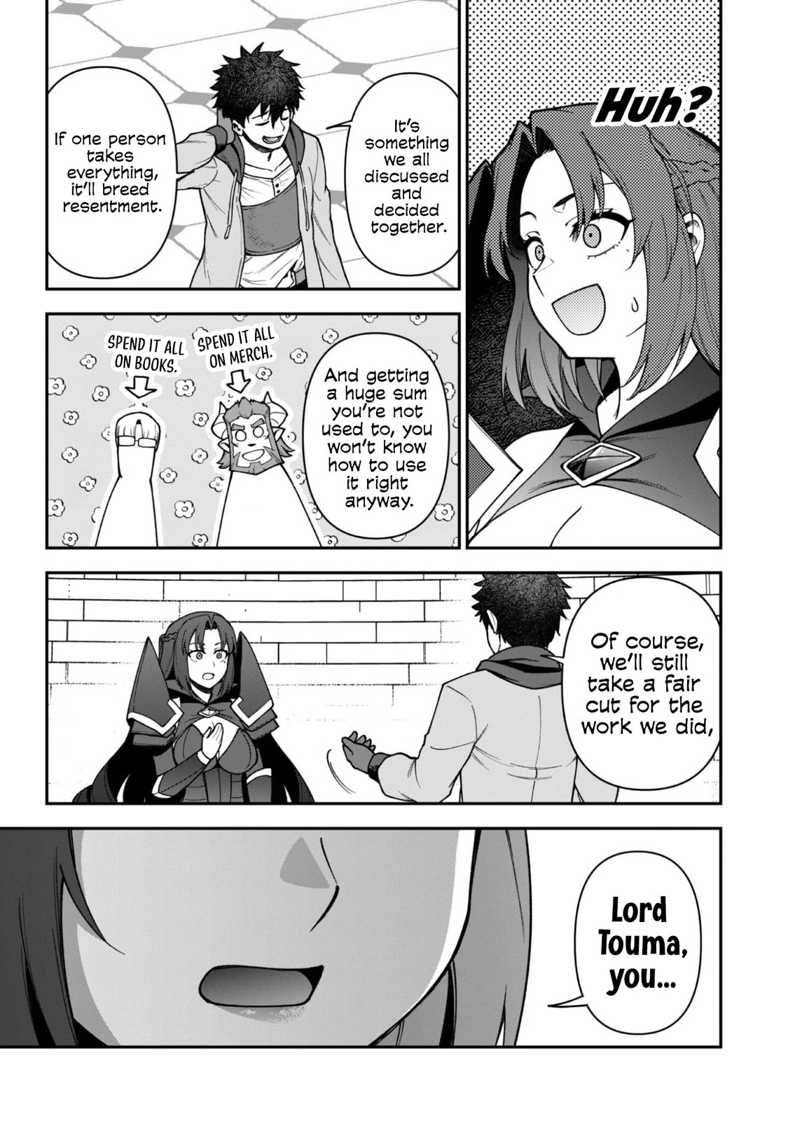 Saikin Haitta Shiro Madoushi ga Party Crusher de, Ore no Isekai Boukensha Seikatsu ga Houkai ni Kiki na Ken ni Tsuite Chapter 36 page 9 - 