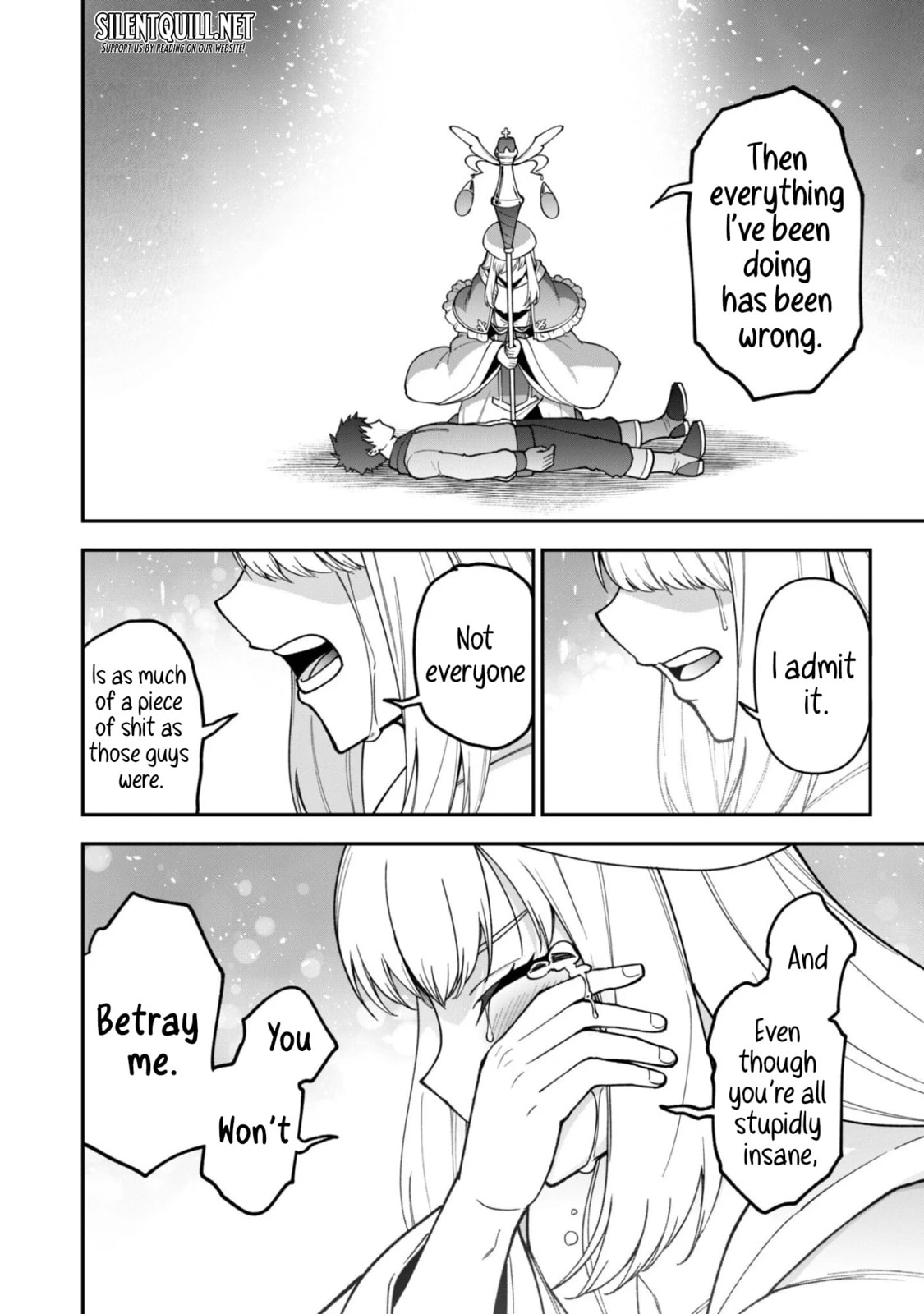 Saikin Haitta Shiro Madoushi ga Party Crusher de, Ore no Isekai Boukensha Seikatsu ga Houkai ni Kiki na Ken ni Tsuite Chapter 37 page 22 - 