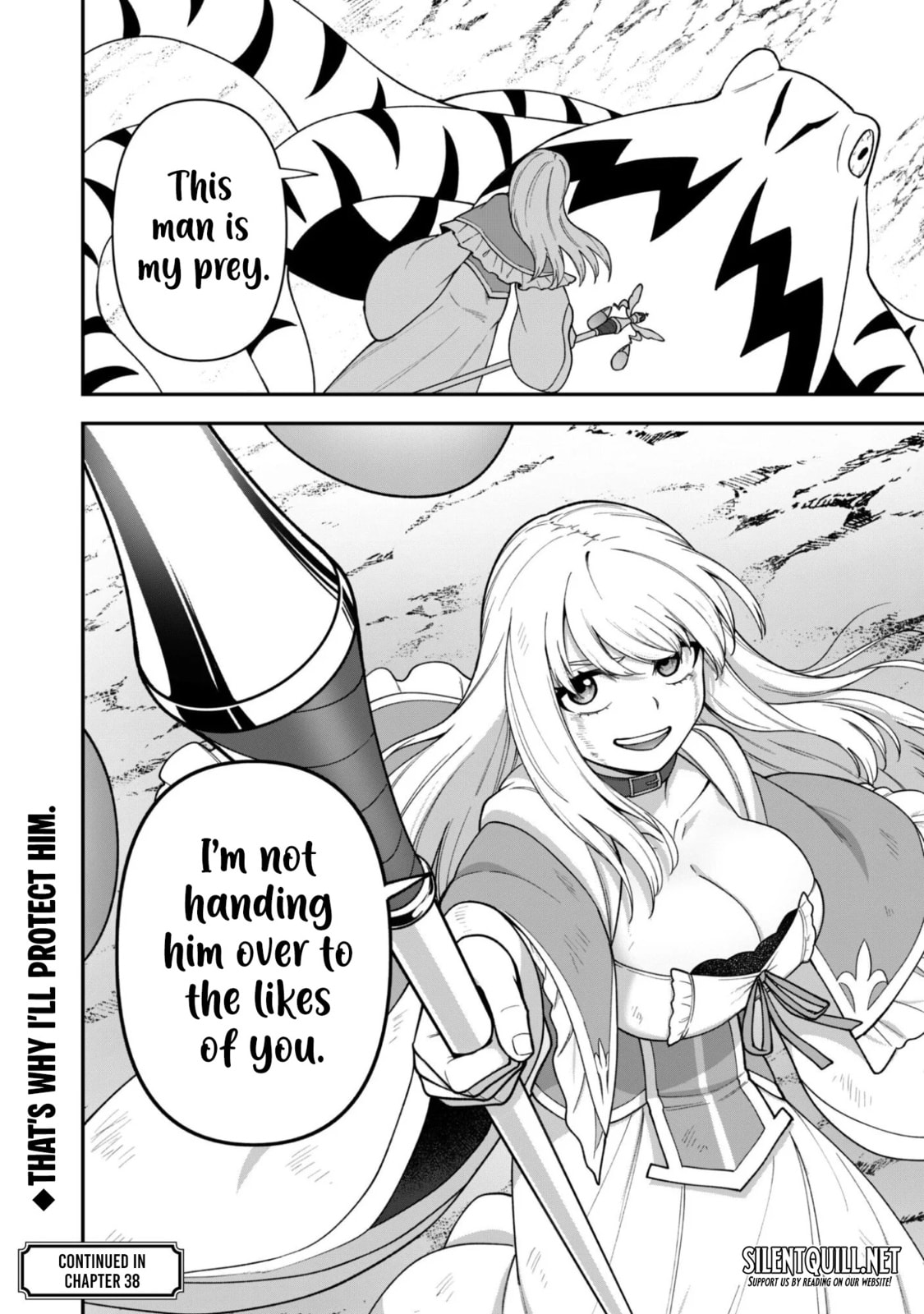 Saikin Haitta Shiro Madoushi ga Party Crusher de, Ore no Isekai Boukensha Seikatsu ga Houkai ni Kiki na Ken ni Tsuite Chapter 37 page 26 - 