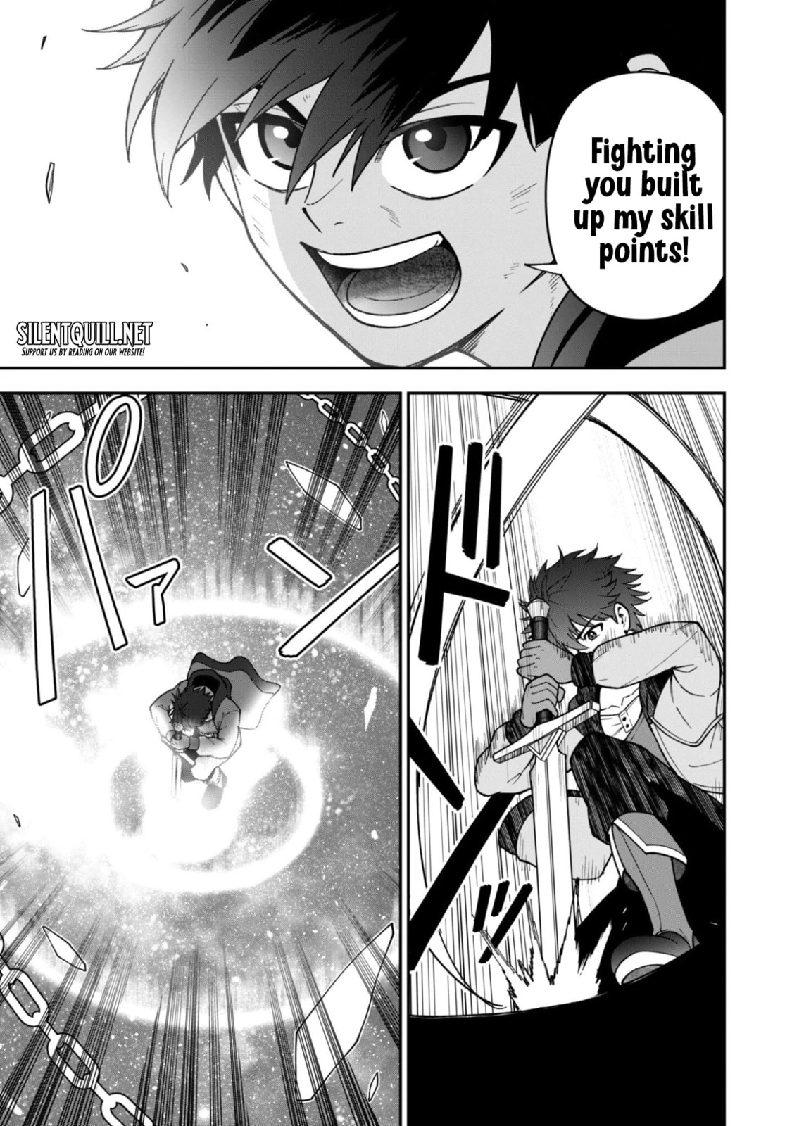 Saikin Haitta Shiro Madoushi ga Party Crusher de, Ore no Isekai Boukensha Seikatsu ga Houkai ni Kiki na Ken ni Tsuite Chapter 38 page 17 - 