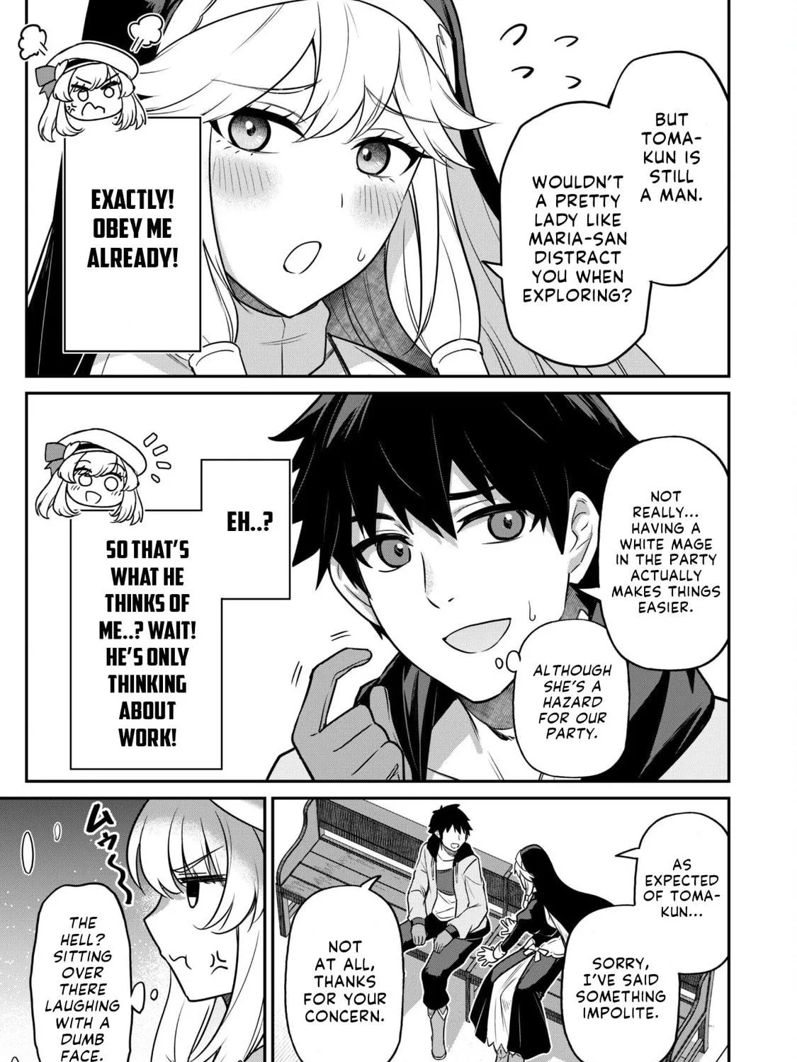 Saikin Haitta Shiro Madoushi ga Party Crusher de, Ore no Isekai Boukensha Seikatsu ga Houkai ni Kiki na Ken ni Tsuite Chapter 4 page 21 - 