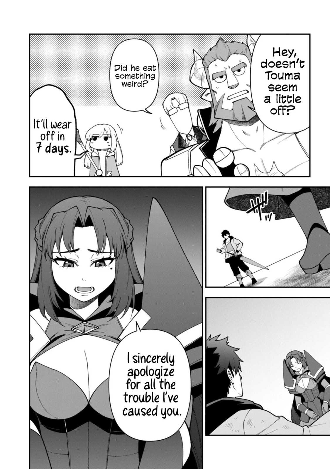 Saikin Haitta Shiro Madoushi ga Party Crusher de, Ore no Isekai Boukensha Seikatsu ga Houkai ni Kiki na Ken ni Tsuite Chapter 40 page 18 - 