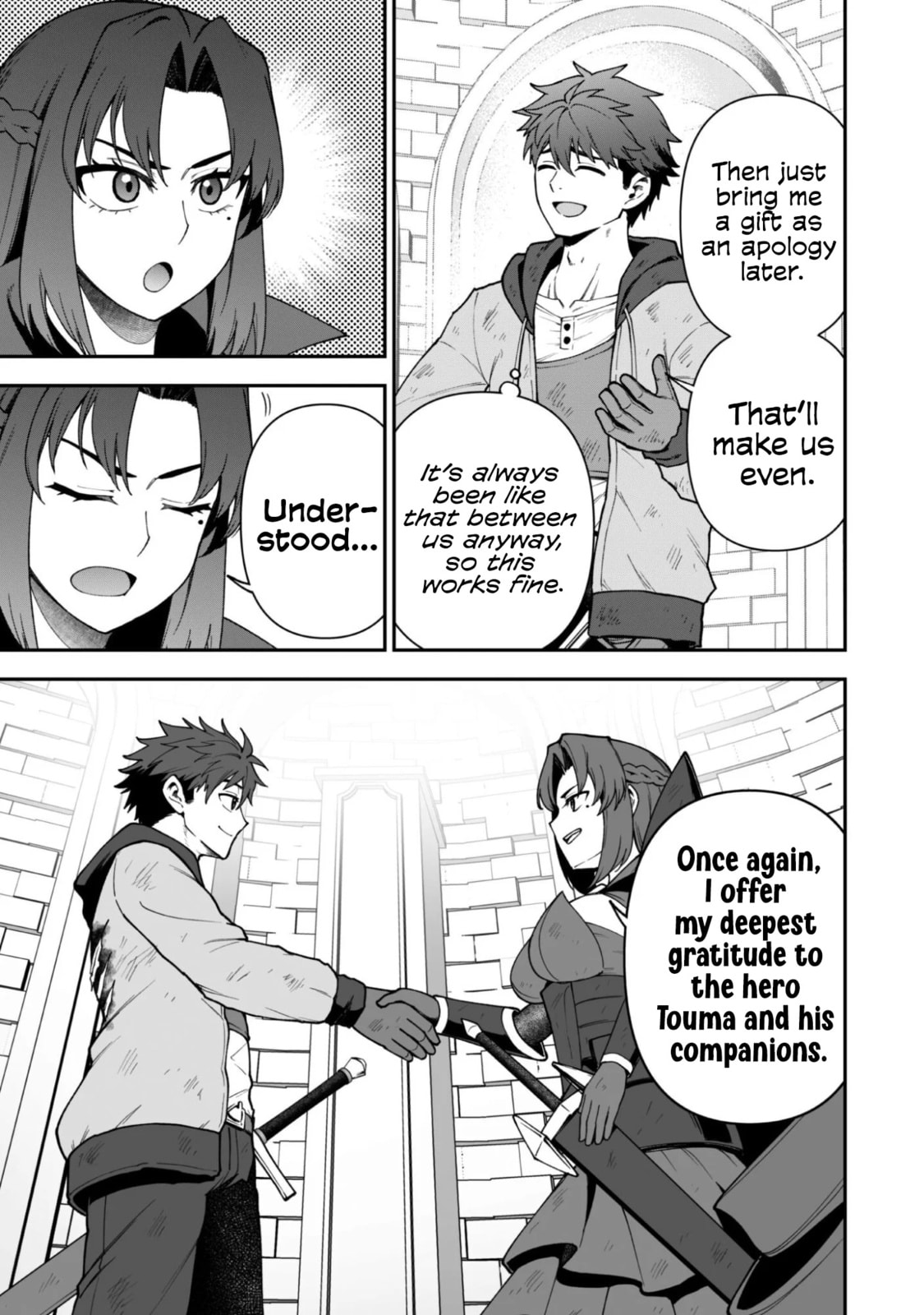 Saikin Haitta Shiro Madoushi ga Party Crusher de, Ore no Isekai Boukensha Seikatsu ga Houkai ni Kiki na Ken ni Tsuite Chapter 40 page 21 - 