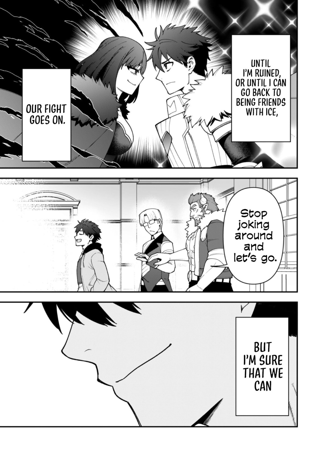Saikin Haitta Shiro Madoushi ga Party Crusher de, Ore no Isekai Boukensha Seikatsu ga Houkai ni Kiki na Ken ni Tsuite Chapter 41 page 29 - 