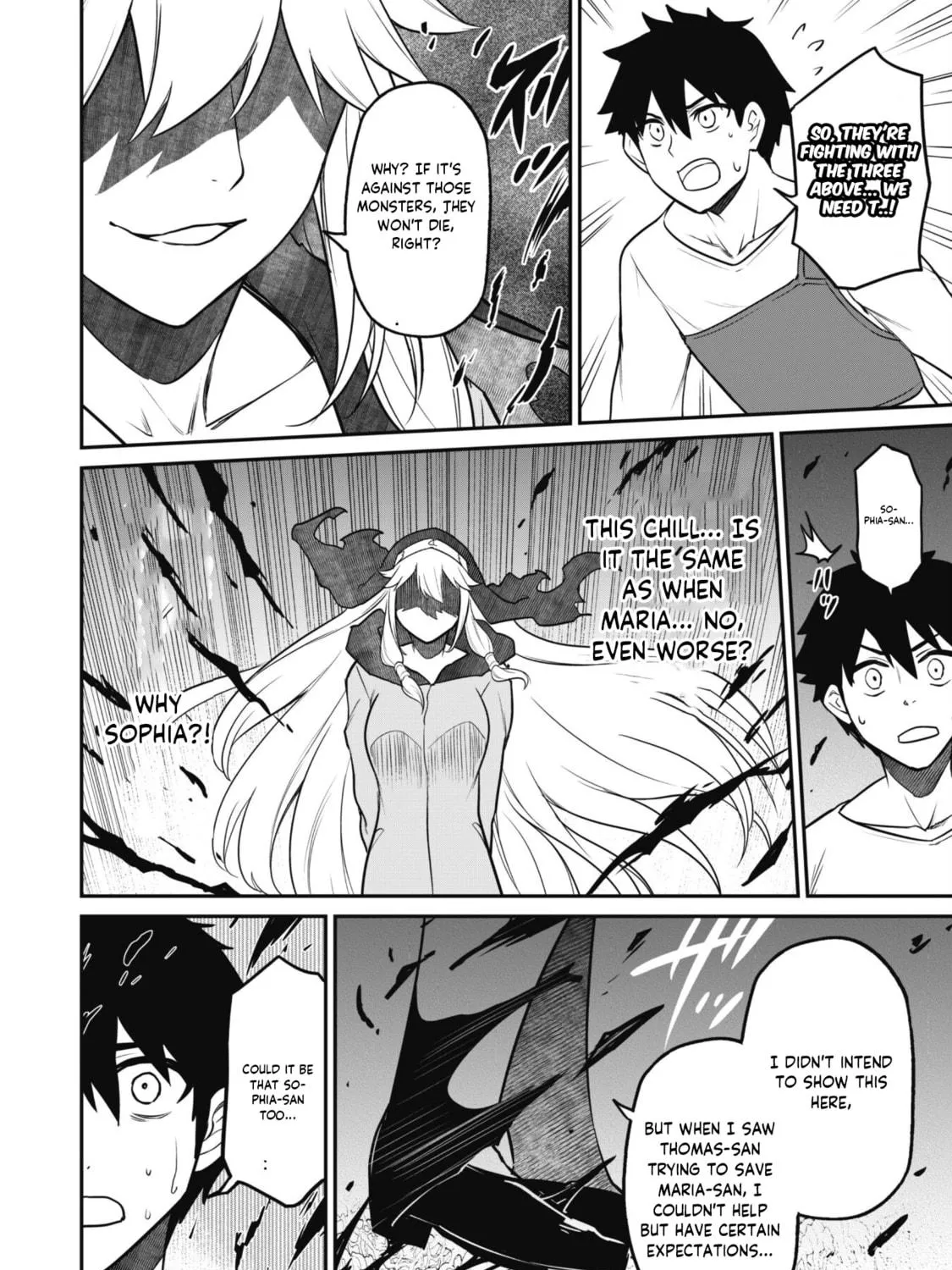 Saikin Haitta Shiro Madoushi ga Party Crusher de, Ore no Isekai Boukensha Seikatsu ga Houkai ni Kiki na Ken ni Tsuite Chapter 6 page 58 - 