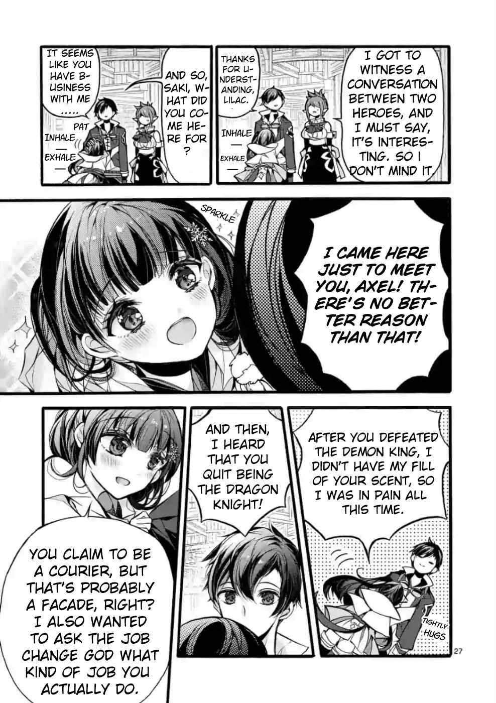 Saikyo Shoku  Kara Shokyu Shoku  Ni Nattano Ni, Naze Ka Yushatachi Kara Tayoraretemasu Chapter 19 page 22 - 