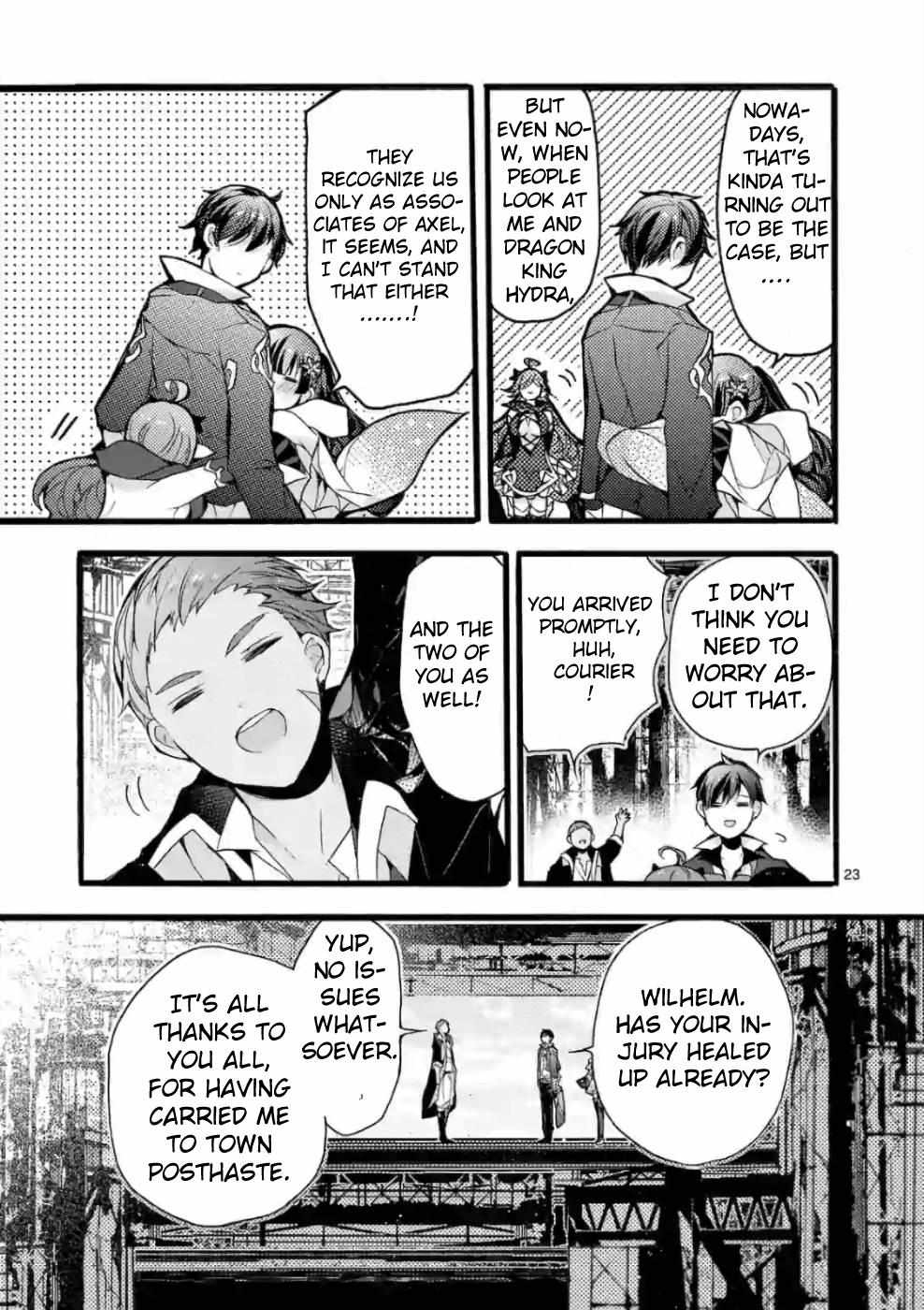 Saikyo Shoku  Kara Shokyu Shoku  Ni Nattano Ni, Naze Ka Yushatachi Kara Tayoraretemasu Chapter 21 page 22 - 