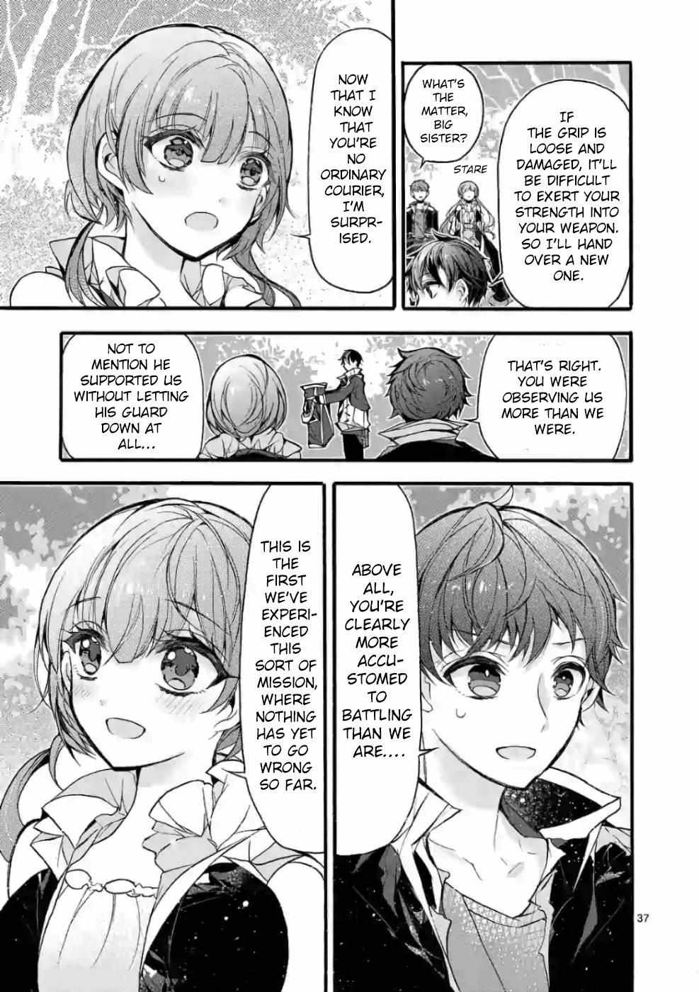 Saikyo Shoku  Kara Shokyu Shoku  Ni Nattano Ni, Naze Ka Yushatachi Kara Tayoraretemasu Chapter 23 page 38 - 