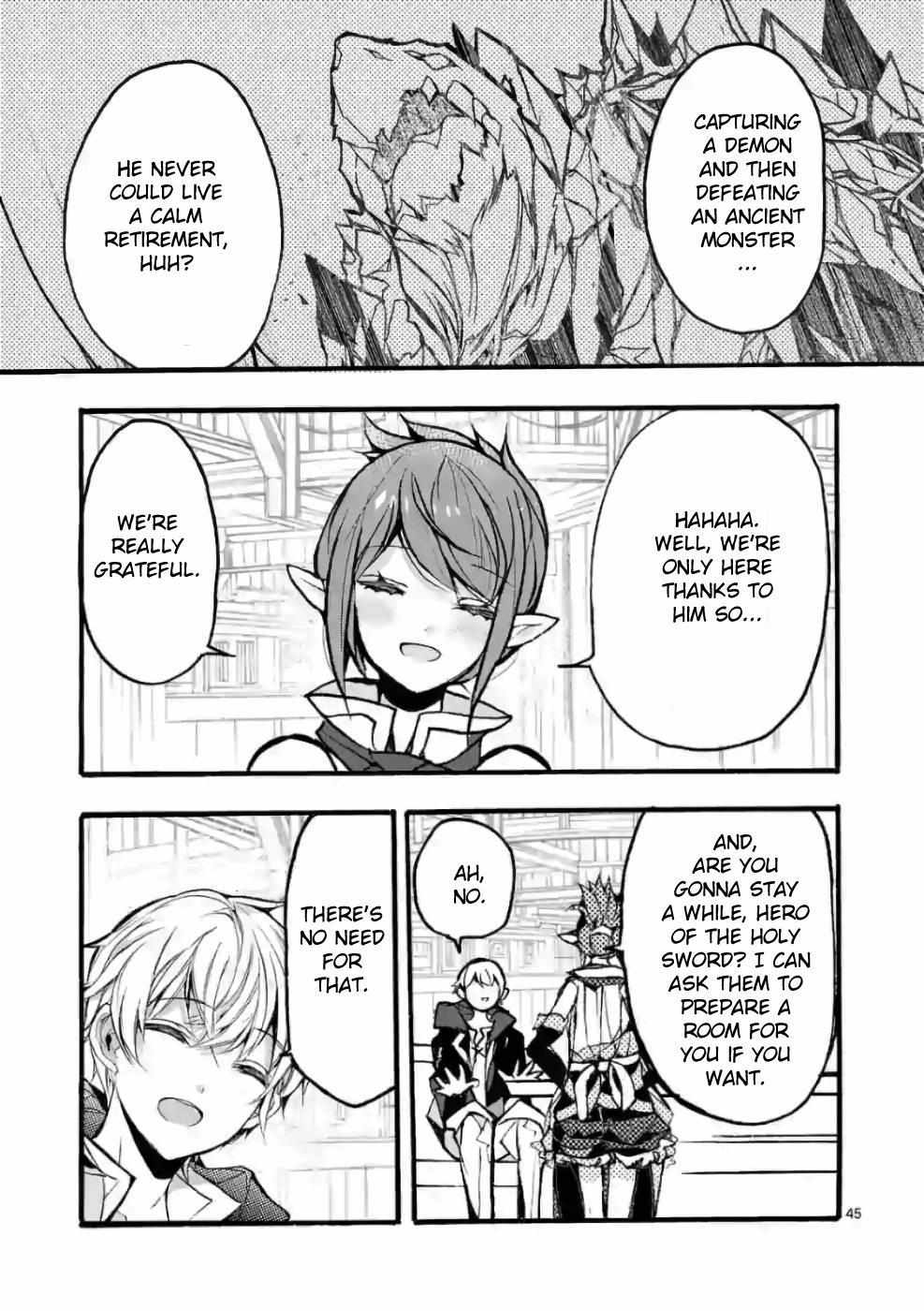 Saikyo Shoku  Kara Shokyu Shoku  Ni Nattano Ni, Naze Ka Yushatachi Kara Tayoraretemasu Chapter 26 page 43 - 