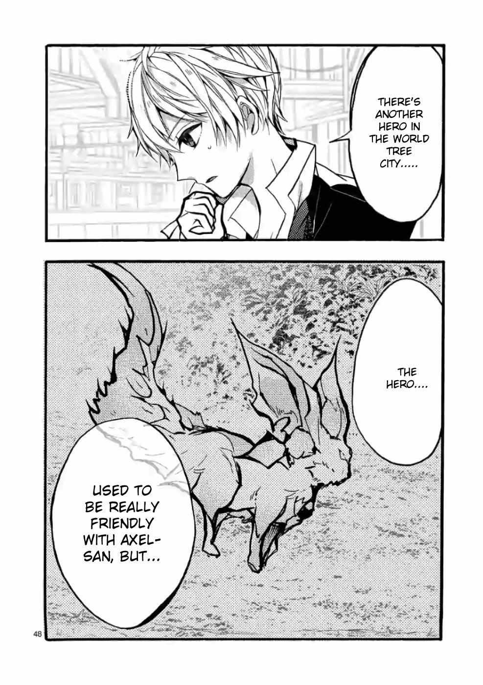 Saikyo Shoku  Kara Shokyu Shoku  Ni Nattano Ni, Naze Ka Yushatachi Kara Tayoraretemasu Chapter 26 page 46 - 