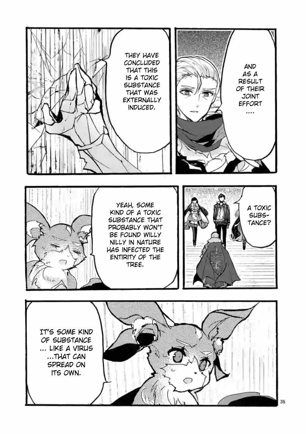 Saikyo Shoku  Kara Shokyu Shoku  Ni Nattano Ni, Naze Ka Yushatachi Kara Tayoraretemasu Chapter 28 page 35 - 
