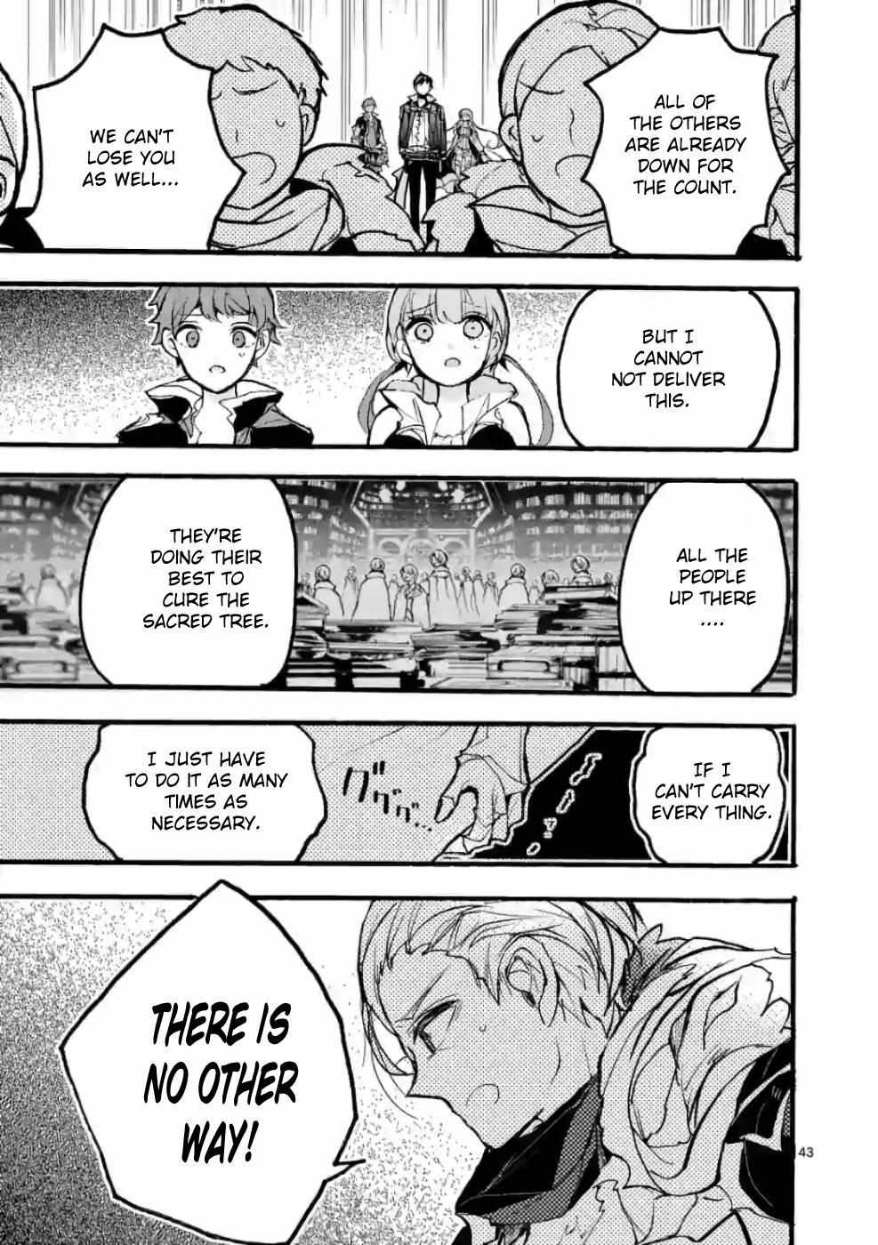 Saikyo Shoku  Kara Shokyu Shoku  Ni Nattano Ni, Naze Ka Yushatachi Kara Tayoraretemasu Chapter 28 page 43 - 