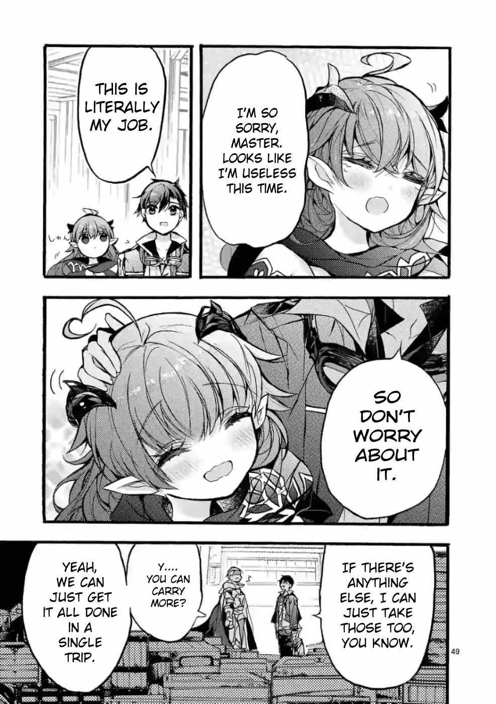 Saikyo Shoku  Kara Shokyu Shoku  Ni Nattano Ni, Naze Ka Yushatachi Kara Tayoraretemasu Chapter 28 page 49 - 