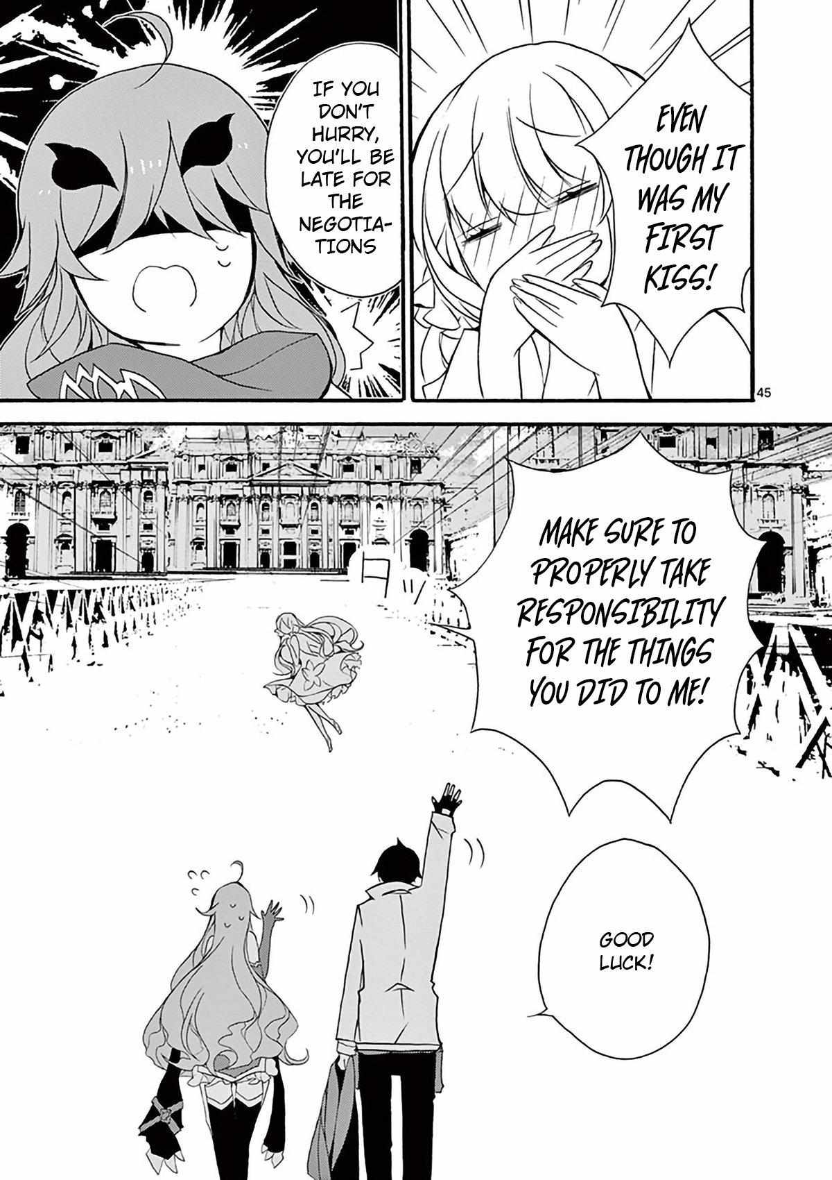Saikyo Shoku  Kara Shokyu Shoku  Ni Nattano Ni, Naze Ka Yushatachi Kara Tayoraretemasu Chapter 3 page 44 - 