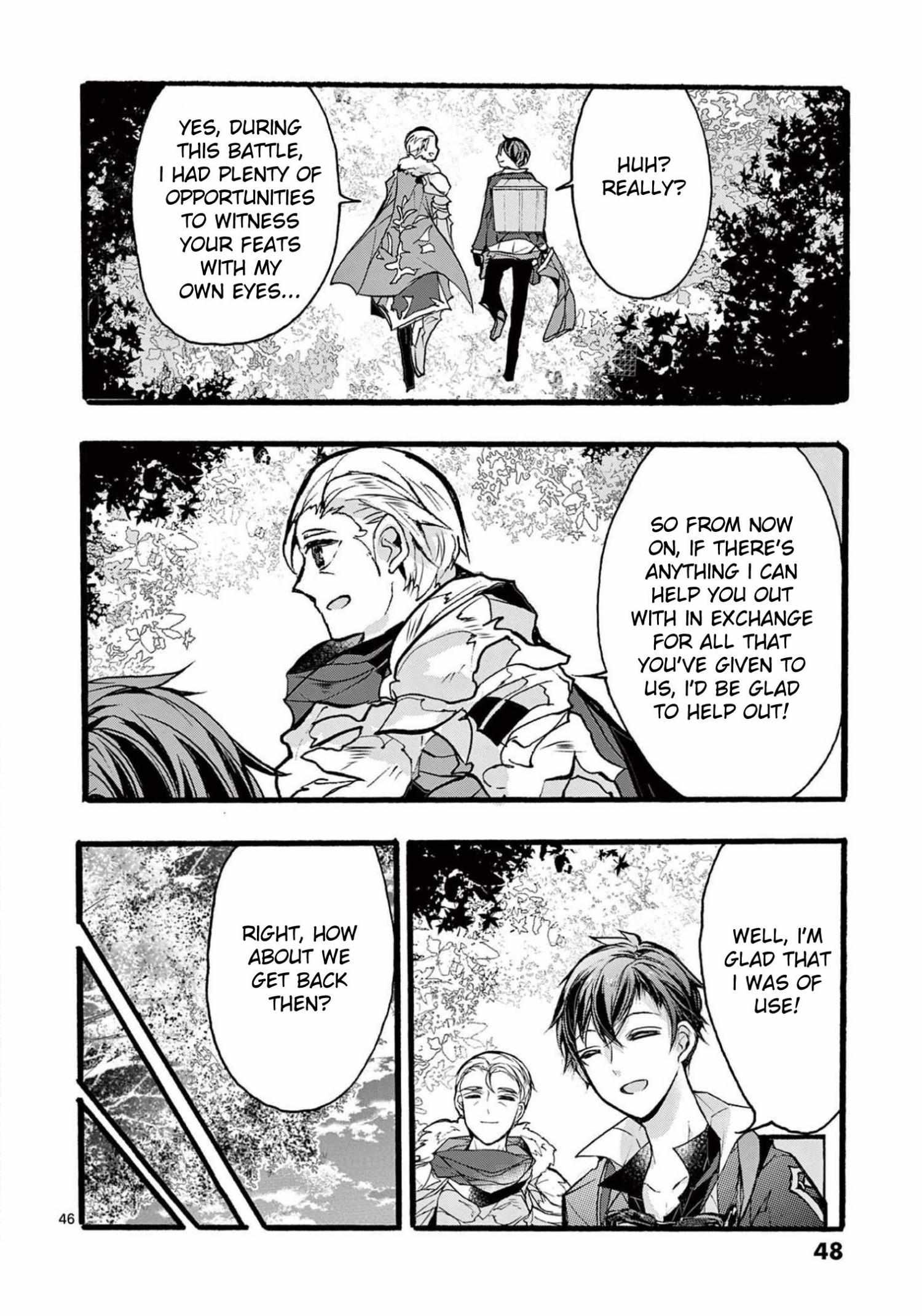 Saikyo Shoku  Kara Shokyu Shoku  Ni Nattano Ni, Naze Ka Yushatachi Kara Tayoraretemasu Chapter 30 page 45 - 