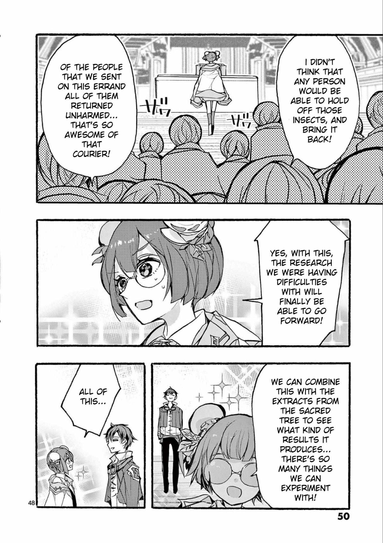 Saikyo Shoku  Kara Shokyu Shoku  Ni Nattano Ni, Naze Ka Yushatachi Kara Tayoraretemasu Chapter 30 page 47 - 