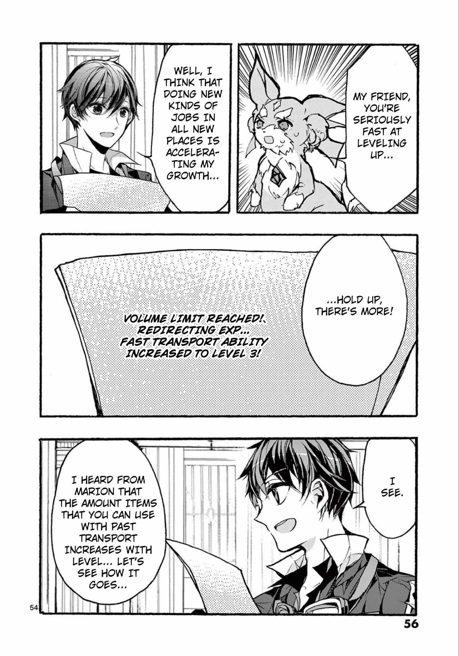 Saikyo Shoku  Kara Shokyu Shoku  Ni Nattano Ni, Naze Ka Yushatachi Kara Tayoraretemasu Chapter 30 page 53 - 