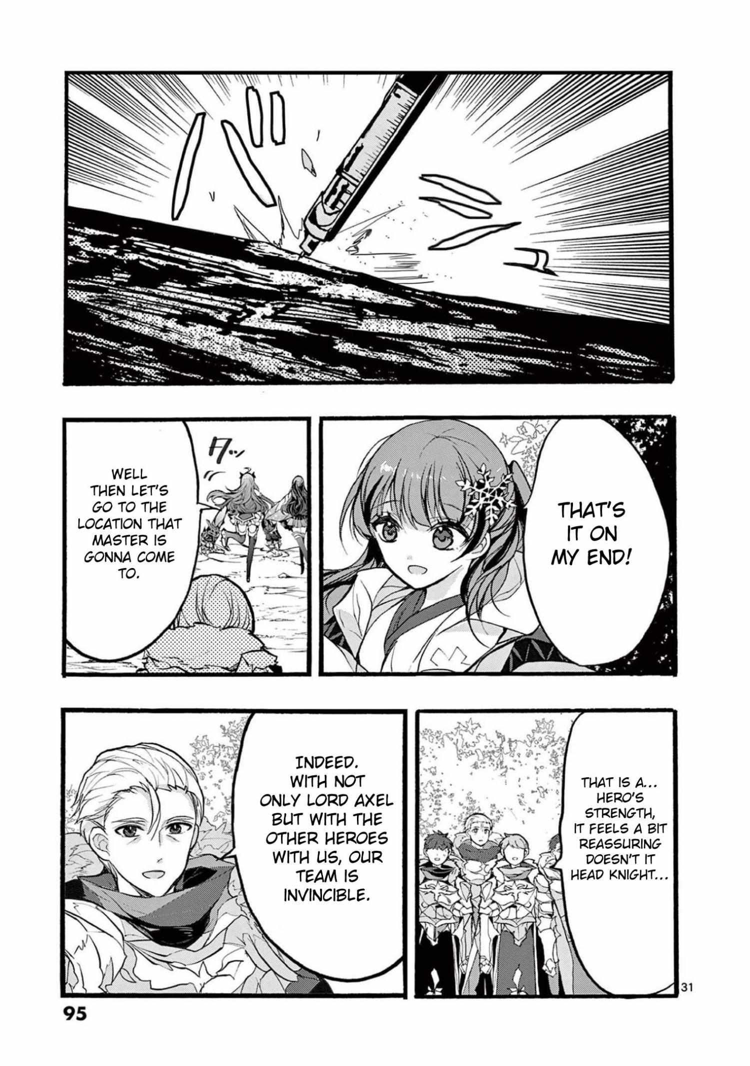 Saikyo Shoku  Kara Shokyu Shoku  Ni Nattano Ni, Naze Ka Yushatachi Kara Tayoraretemasu Chapter 31 page 32 - 