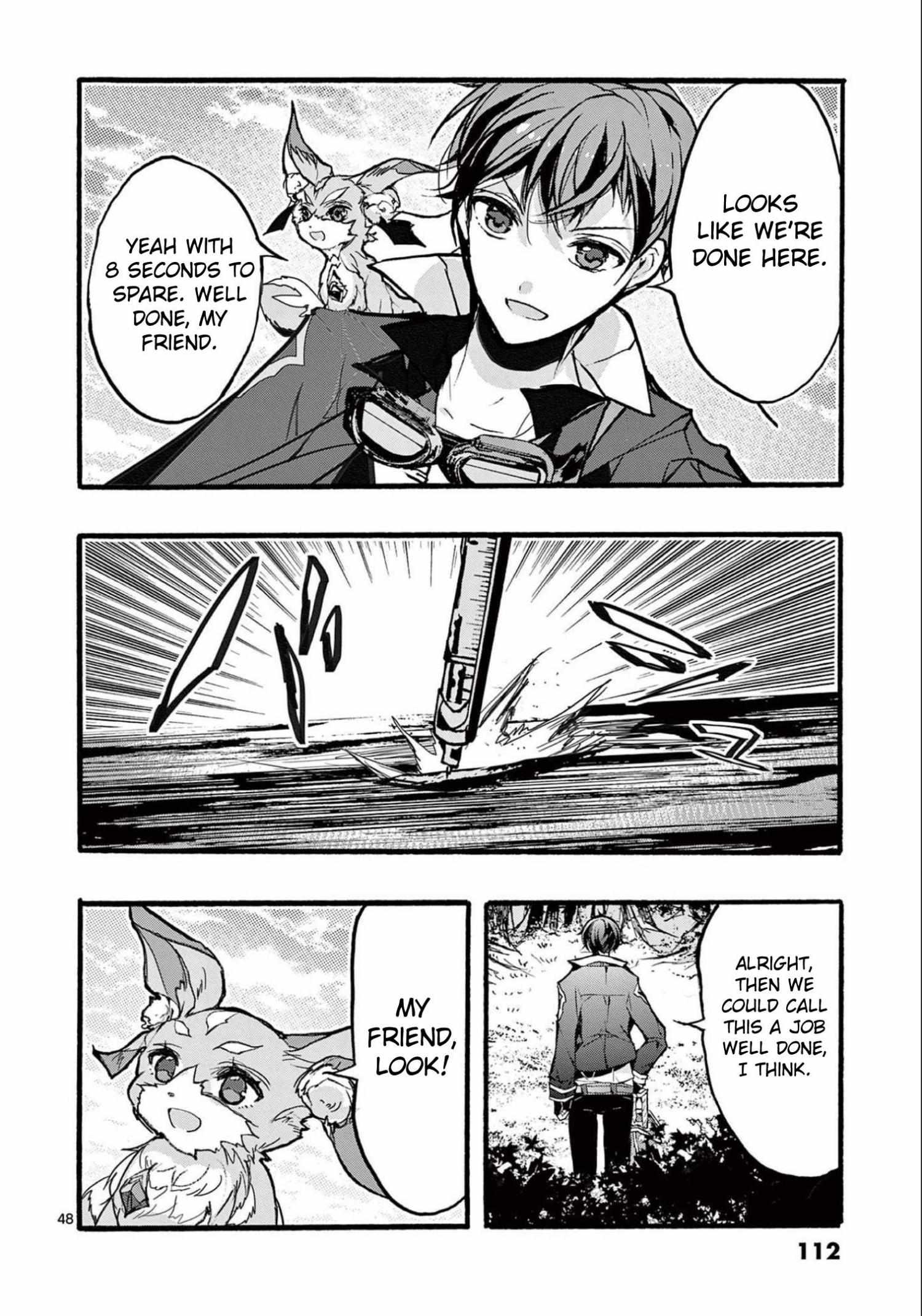 Saikyo Shoku  Kara Shokyu Shoku  Ni Nattano Ni, Naze Ka Yushatachi Kara Tayoraretemasu Chapter 31 page 49 - 