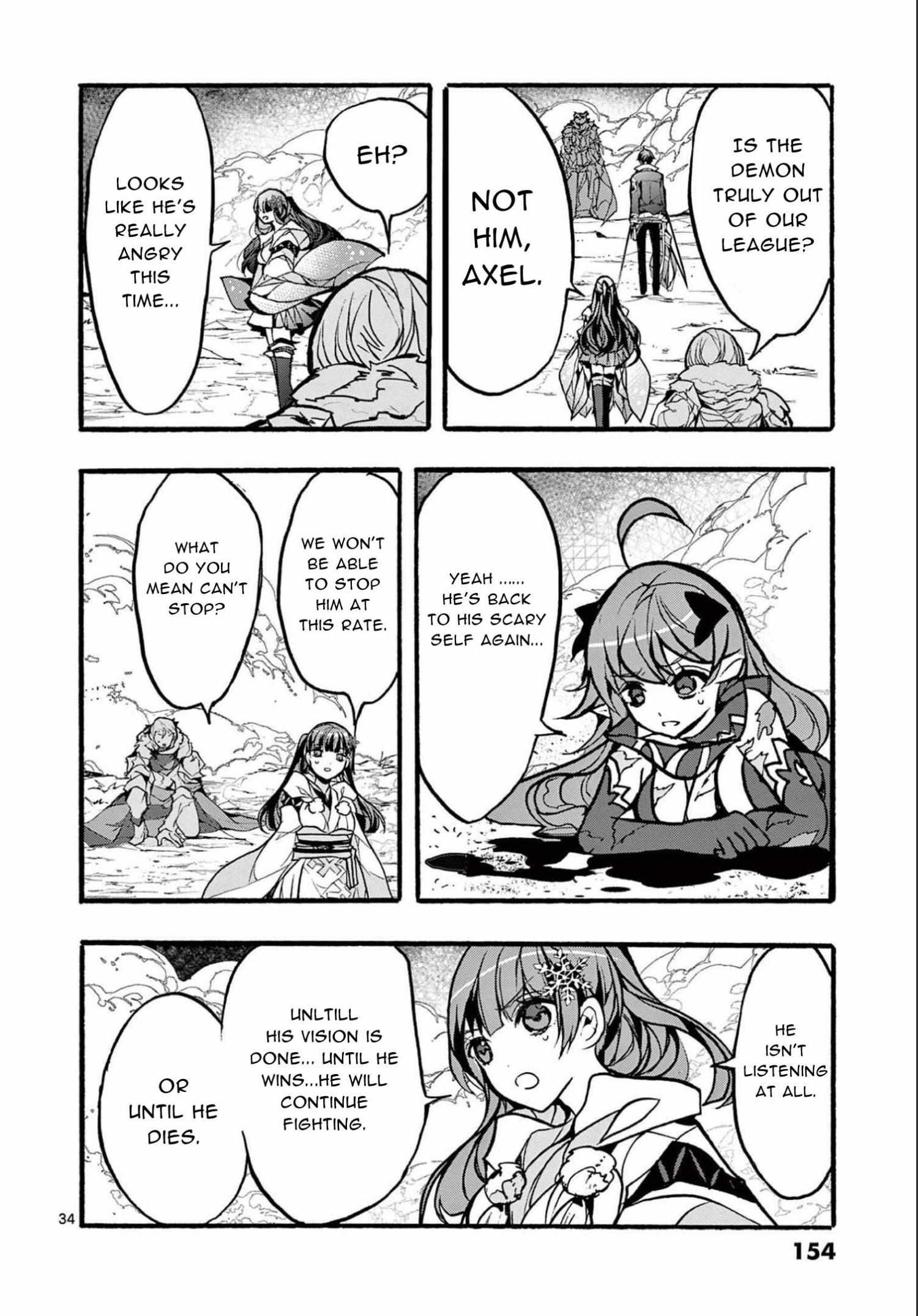 Saikyo Shoku  Kara Shokyu Shoku  Ni Nattano Ni, Naze Ka Yushatachi Kara Tayoraretemasu Chapter 32 page 34 - 