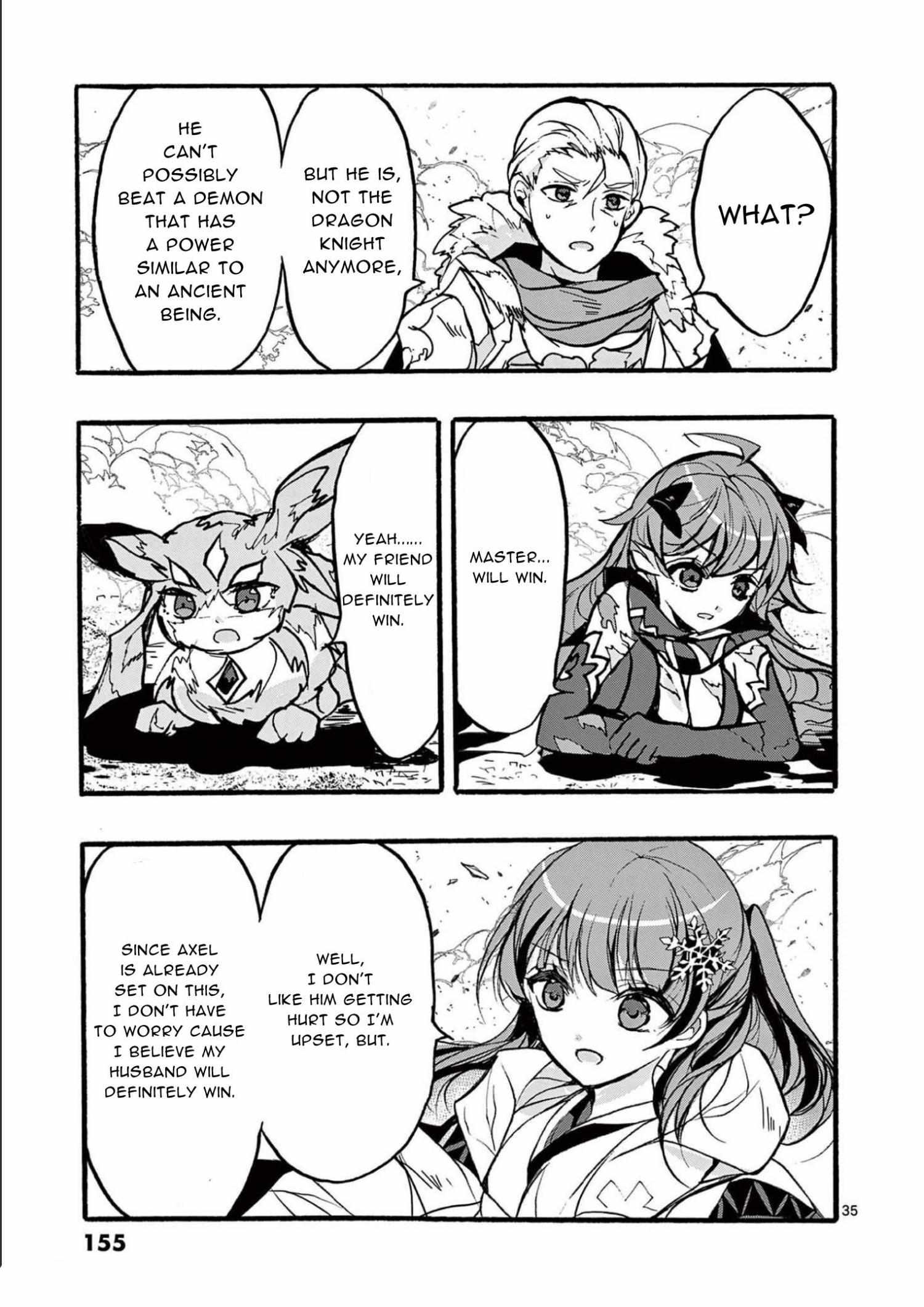 Saikyo Shoku  Kara Shokyu Shoku  Ni Nattano Ni, Naze Ka Yushatachi Kara Tayoraretemasu Chapter 32 page 35 - 